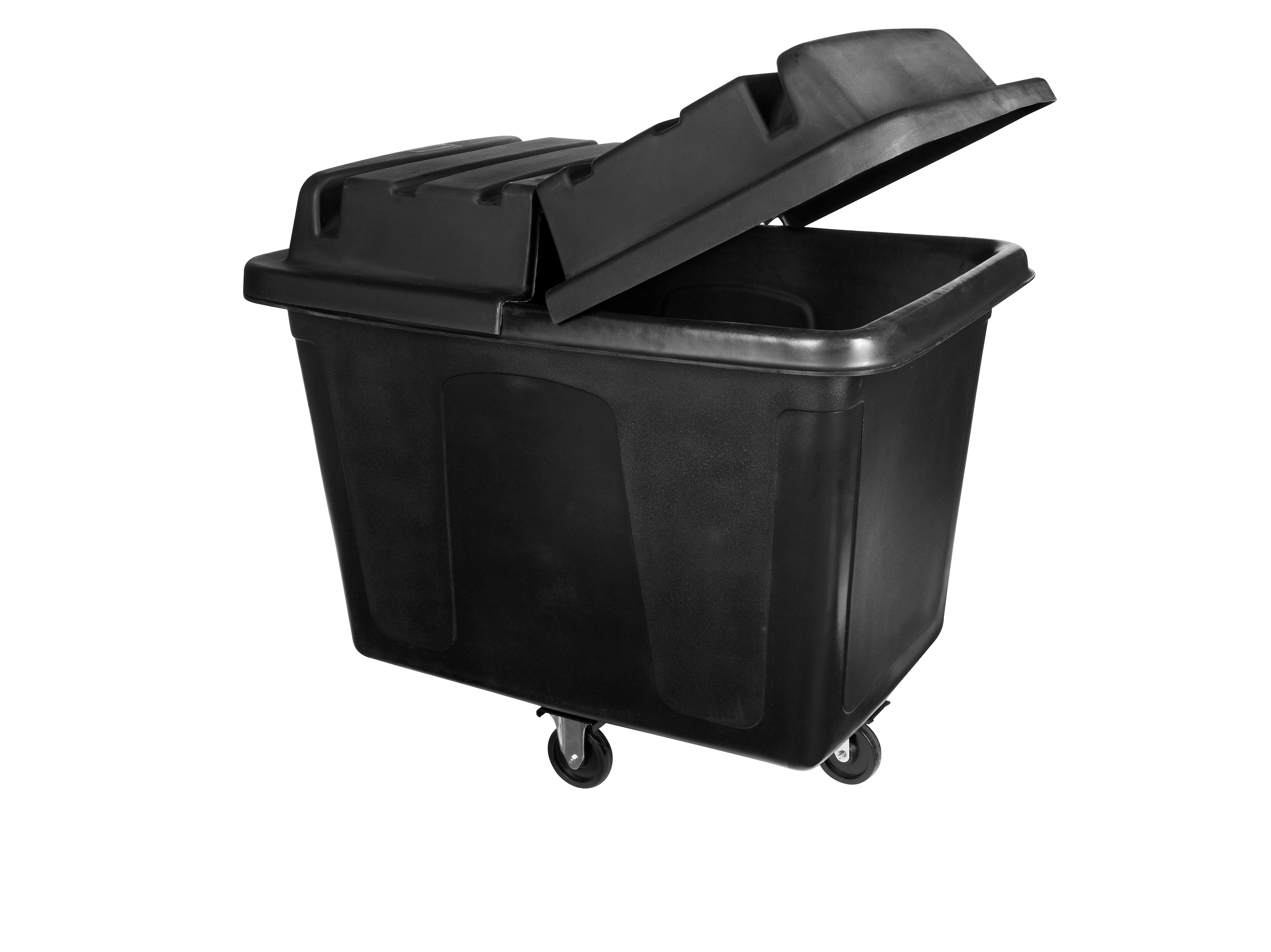 The Rubbermaid Commercial 20 Cubic Feet Cube Truck Lid, Black