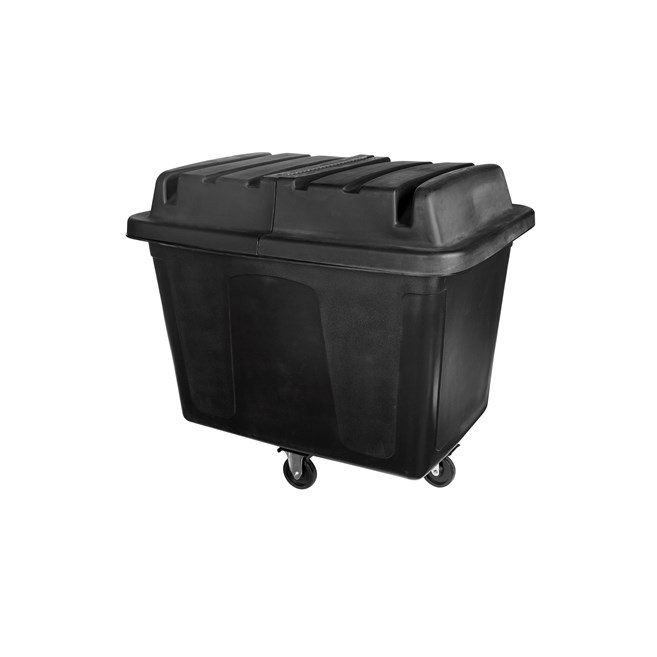 The Rubbermaid Commercial 20 Cubic Feet Cube Truck Lid, Black