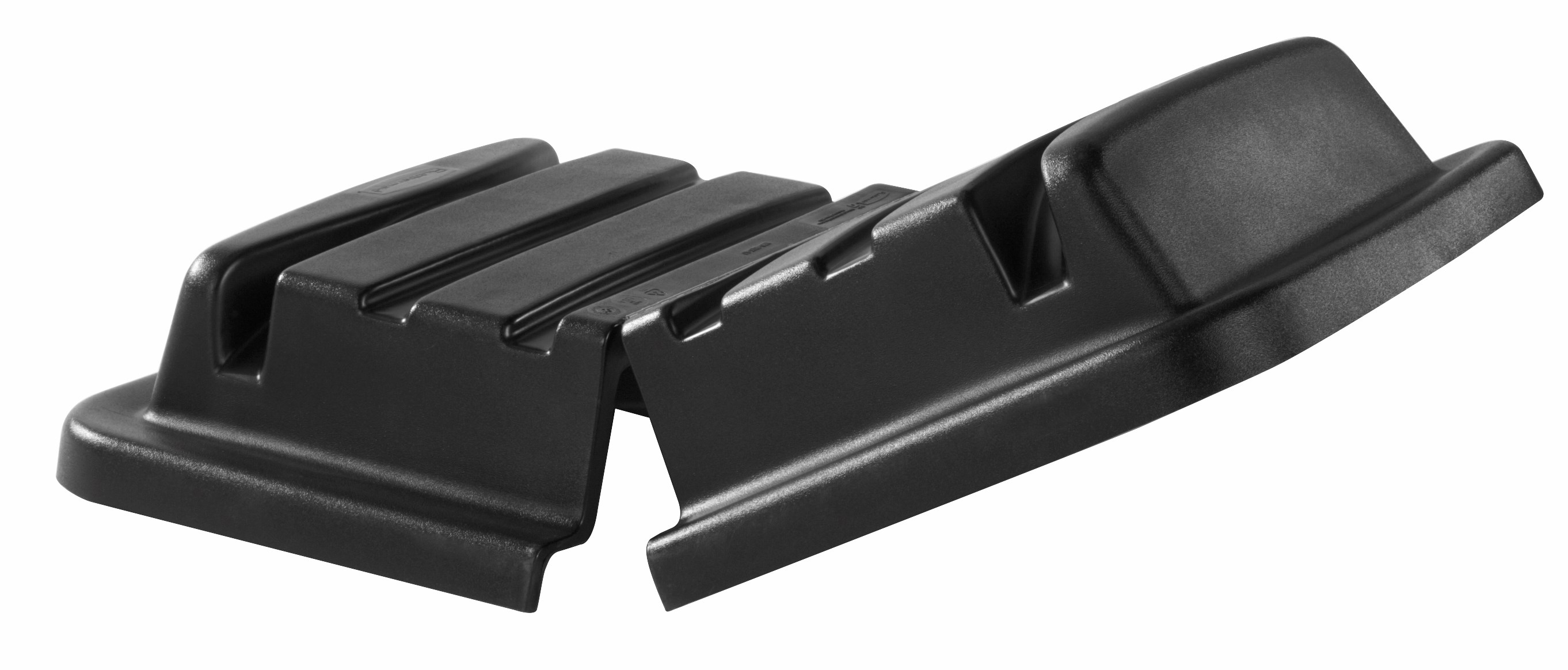 The Rubbermaid Commercial 14/16 Cubic Feet Cube Truck Hinged Lid, Black.