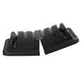 The Rubbermaid Commercial 14/16 Cubic Feet Cube Truck Hinged Lid, Black.