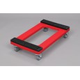 The Rubbermaid Commercial Heavy-Duty Padded Dolly features a professional-grade polyethylene plastic that is durable for just about any job