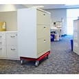 The Rubbermaid Commercial Heavy-Duty Padded Dolly features a professional-grade polyethylene plastic that is durable for just about any job
