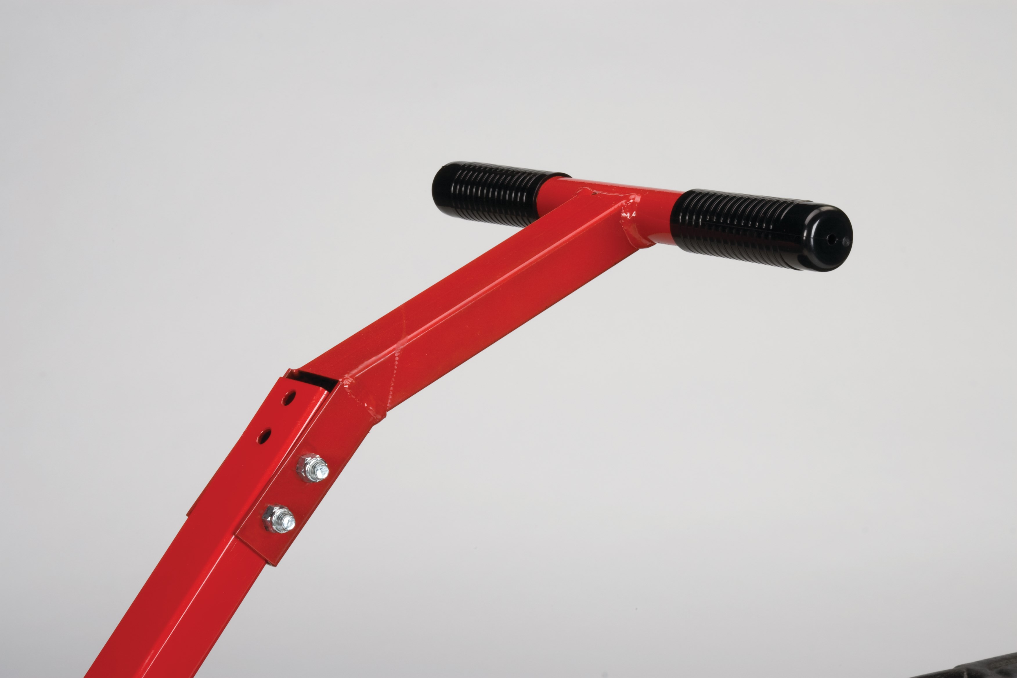 The Rubbermaid Commercial 5th Wheel Wagon Truck 70"X40" with 12" PNEUMATIC casters, 2000 lb. capacity