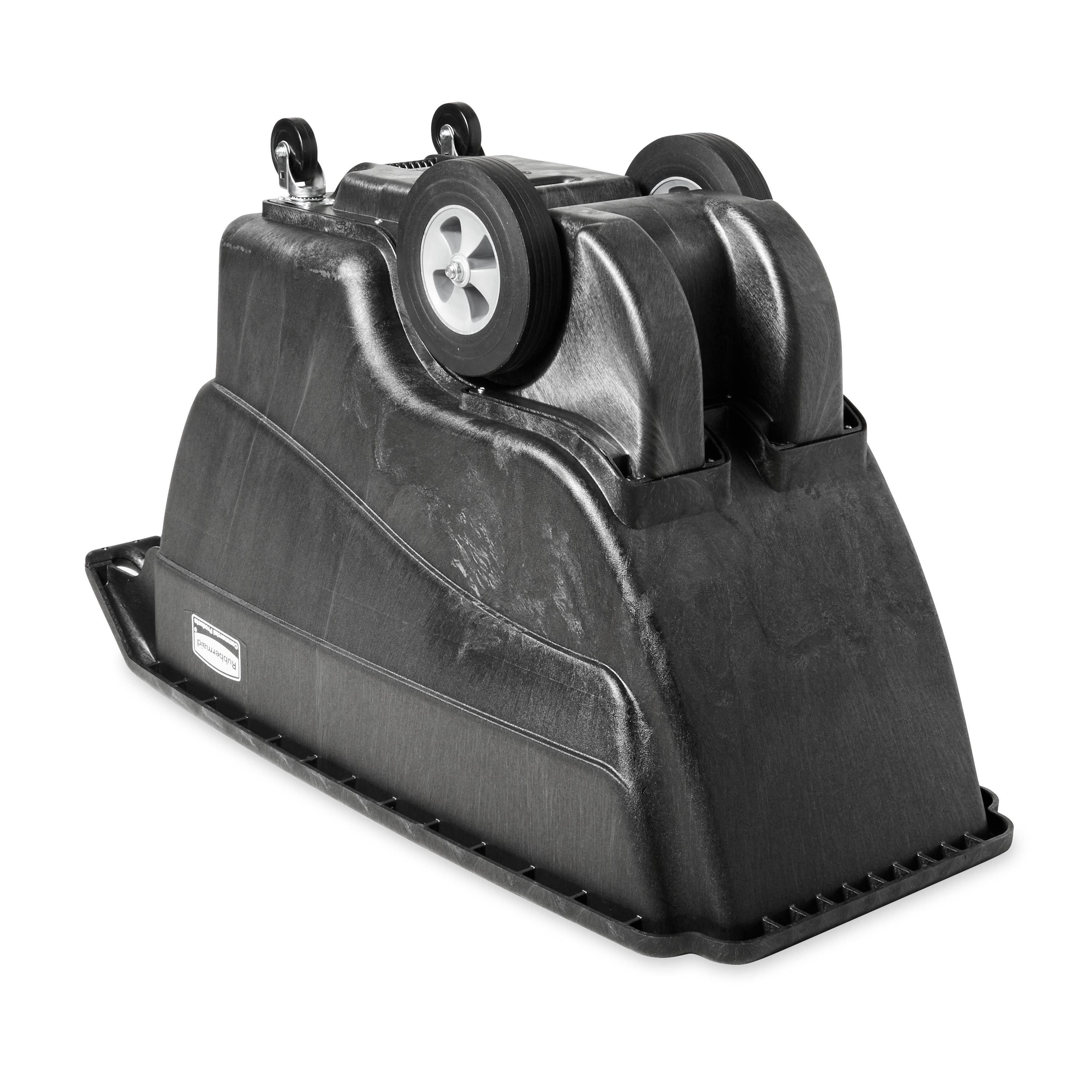 The Rubbermaid Commercial Tilt Dump Truck, Structural Foam, offers industrial strength construction to transport heavy loads up to 1,000 lbs.