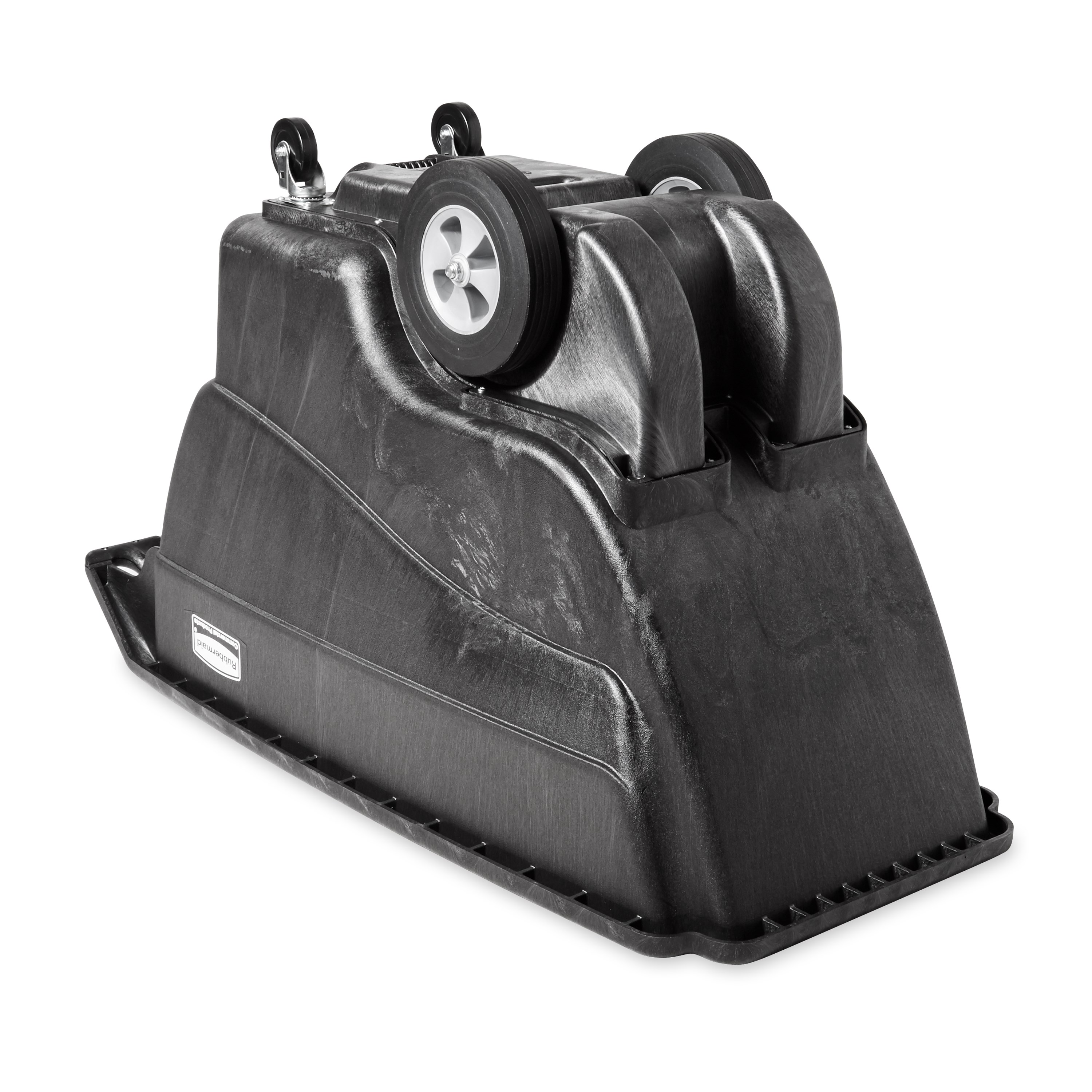 The Rubbermaid Commercial Tilt Truck, Structural Foam, offers industrial strength construction to transport heavy loads up to 1,000 lbs.