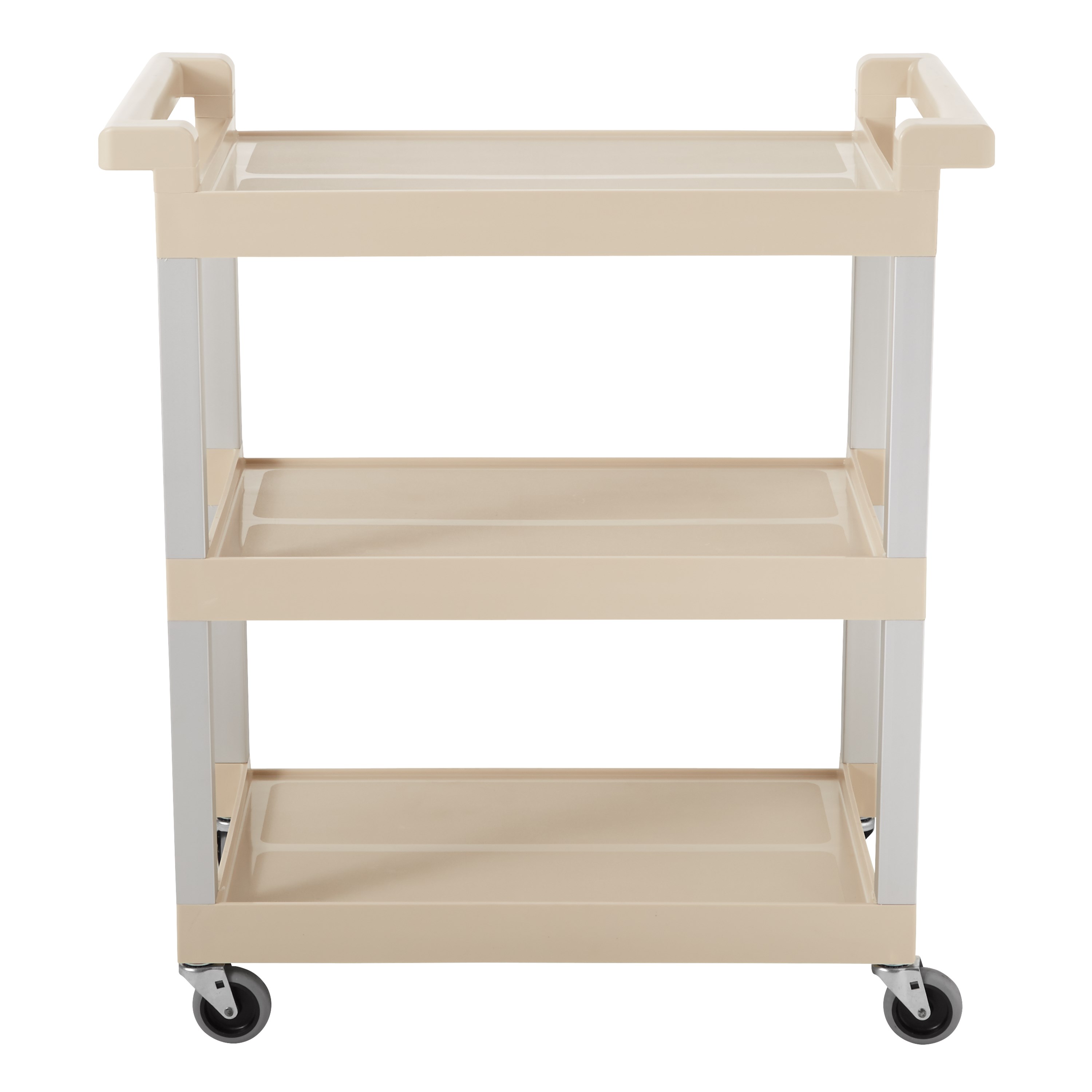 The Rubbermaid Commercial Utility Cart is a versatile, durable cart able to perform a wide variety of tasks.