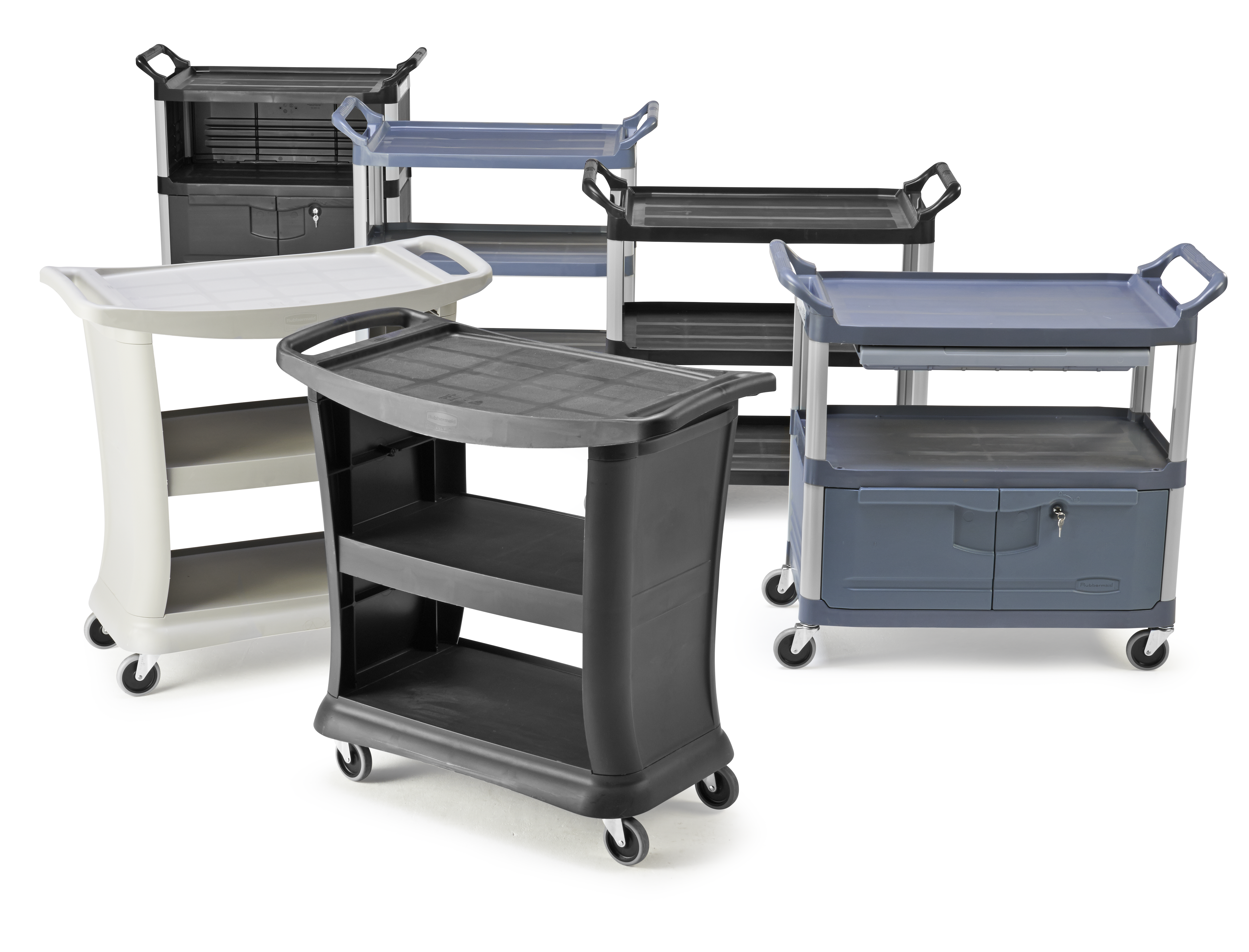The Rubbermaid Commercial Executive Series Utility Cart brings the utmost in style, durability, and functionality to its users.
