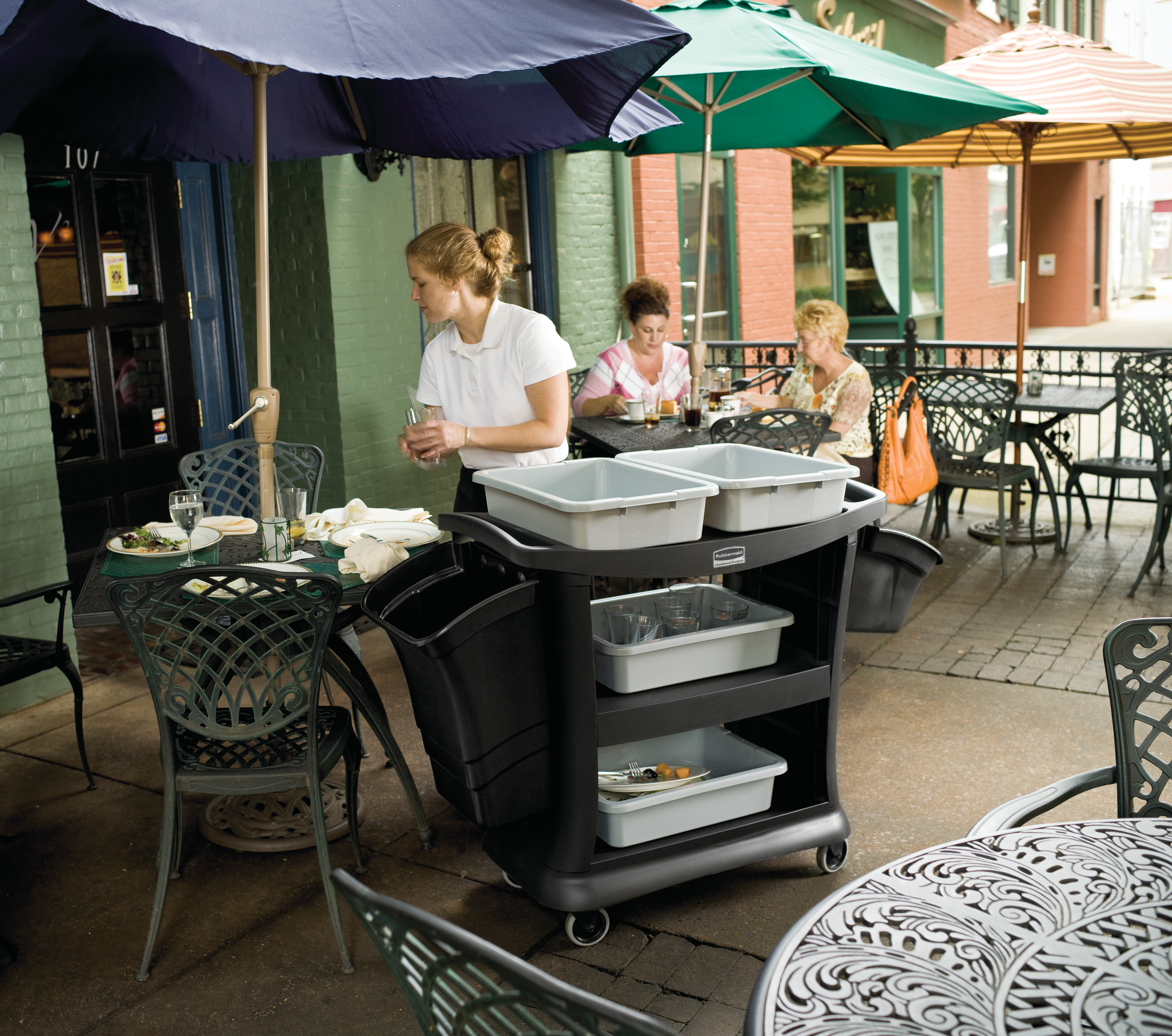 The Rubbermaid Commercial Executive Series Utility Cart brings the utmost in style, durability, and functionality to its users.