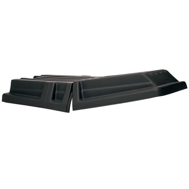 Domed, hinged lids provide convenient access to contents without reducing overall capacity