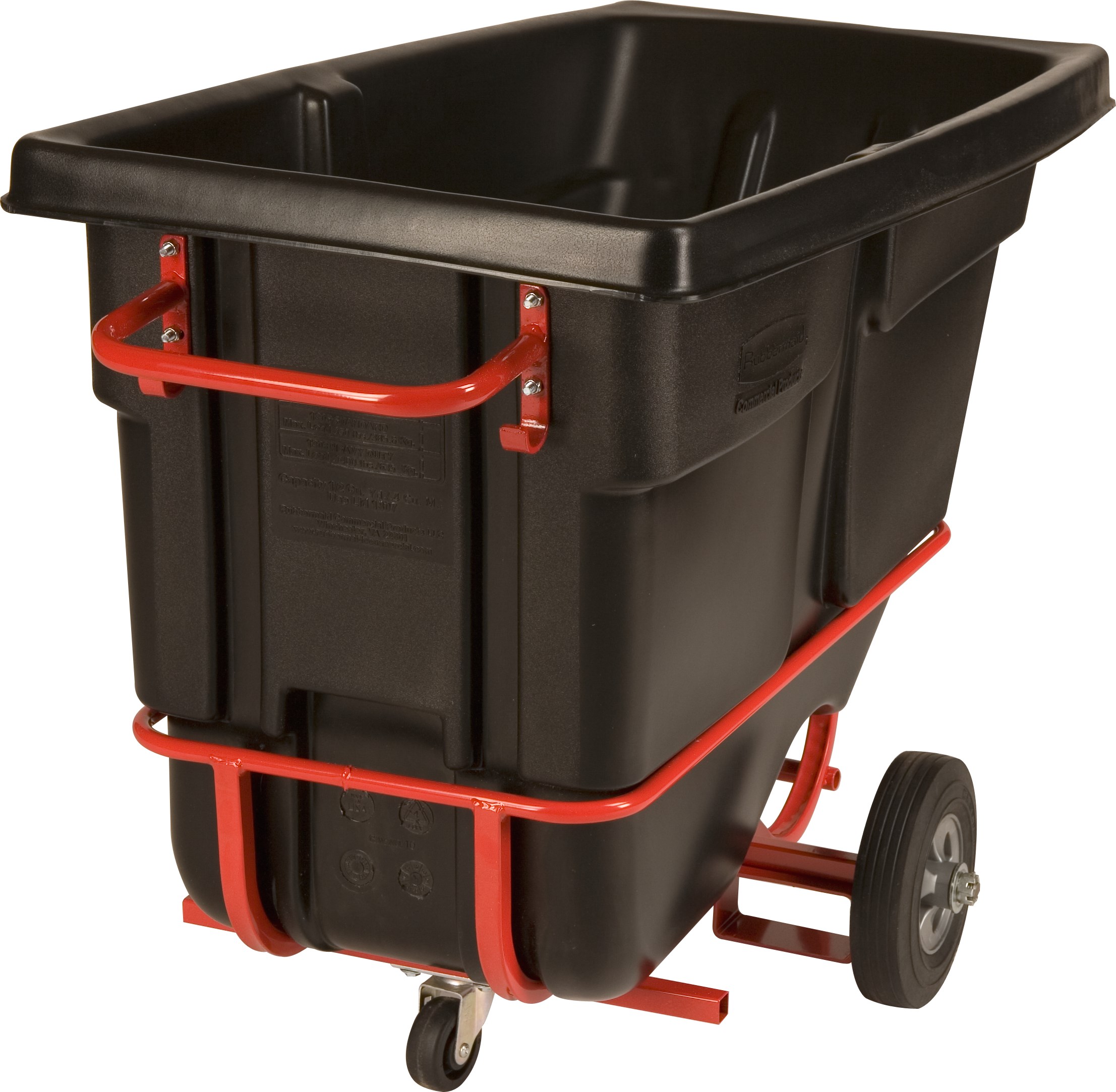 Durable rotational molded Forkliftable Tilt Trucks handle heavy loads up to 850 lbs. with ease.