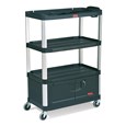 The Rubbermaid Commercial Audio-Visual Cart is designed to make any presentation run smoothly.