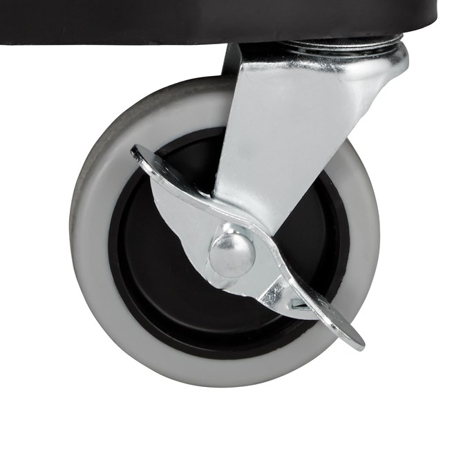 The Rubbermaid Commercial Audio-Visual Cart is designed to make any presentation run smoothly.