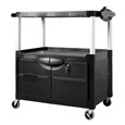 The Rubbermaid Commercial Audio-Visual Cart is designed to make any presentation run smoothly.