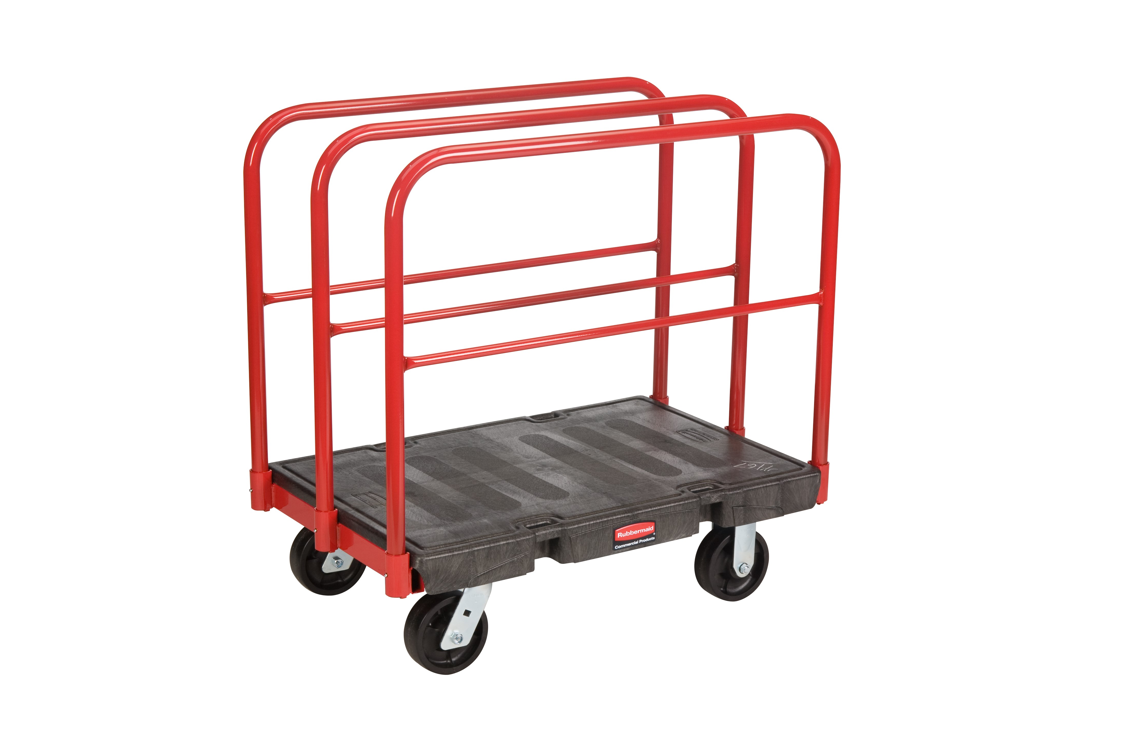 The Rubbermaid Commercial Sheet/Panel Truck 24"X36" with 6"POLYOLEFIN casters, 2000 lb. capacity