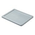 Palletote® storage container lids snap securely in place to keep contents safe.