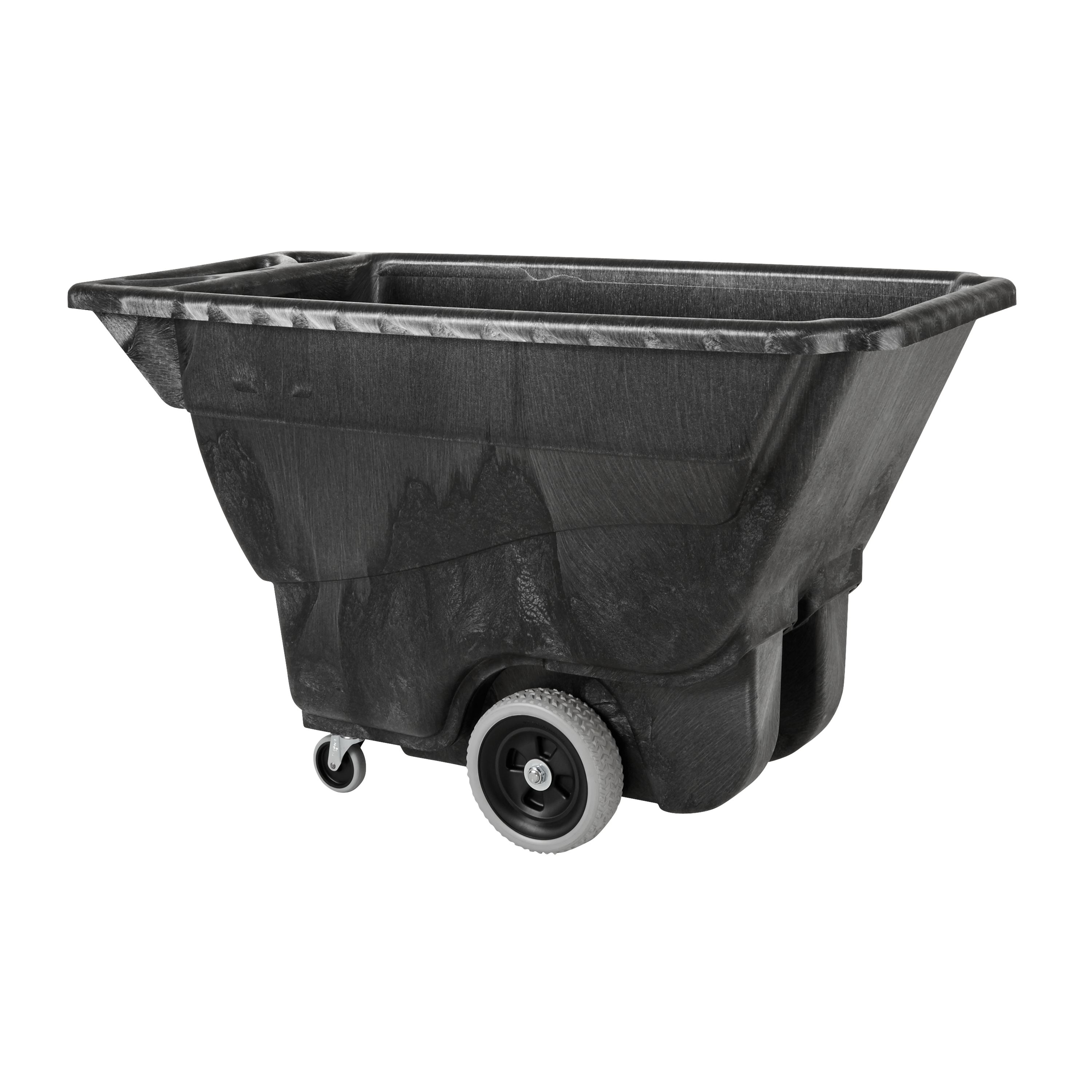 Die Tilt-Truck-Kippmulde von Rubbermaid Commercial aus robustem Strukturschaum ist für den gewerblichen Einsatz geeignet und transportiert Lasten von bis zu 204 kg.