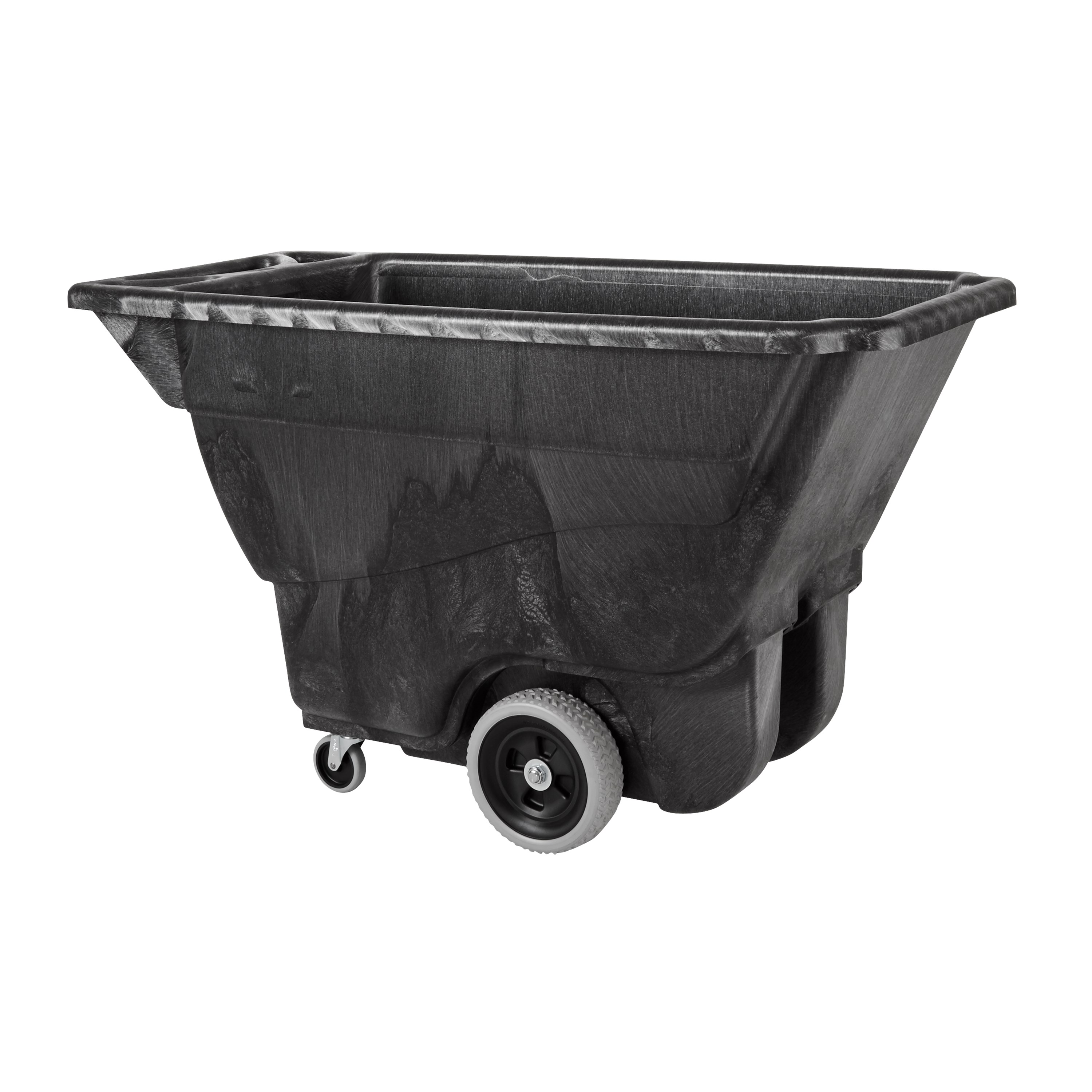 Xe tải ben nghiêng thương mại Rubbermaid, cấu trúc xốp, có kết cấu bền chắc công nghiệp để vận chuyển tải trọng nặng lên tới 450 lbs.