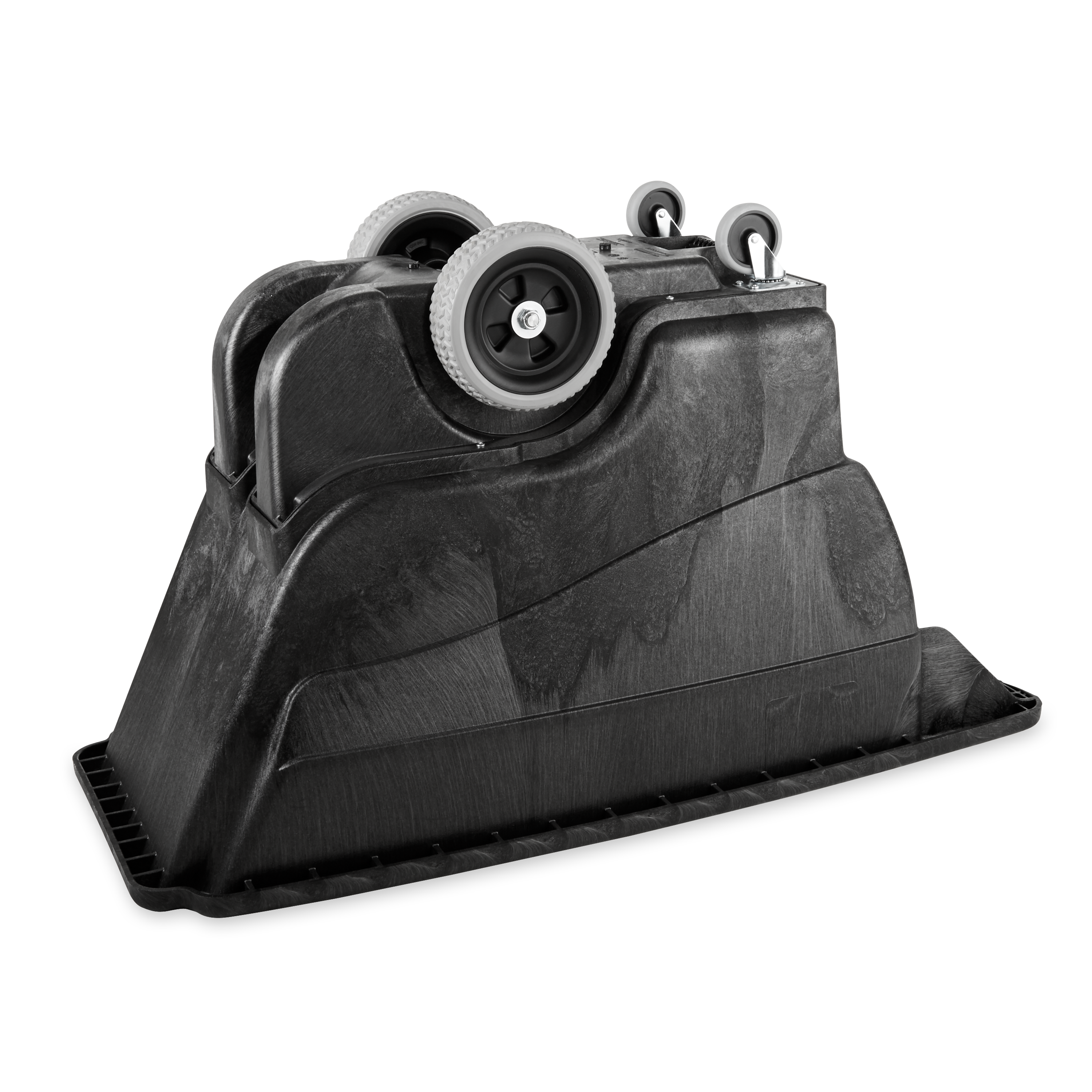 Die Tilt-Truck-Kippmulde von Rubbermaid Commercial aus robustem Strukturschaum ist für den gewerblichen Einsatz geeignet und transportiert Lasten von bis zu 204 kg.