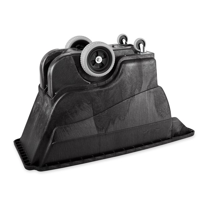 The Rubbermaid Commercial Tilt Dump Truck, Structural Foam, offers industrial strength construction to transport heavy loads up to 450 lbs.