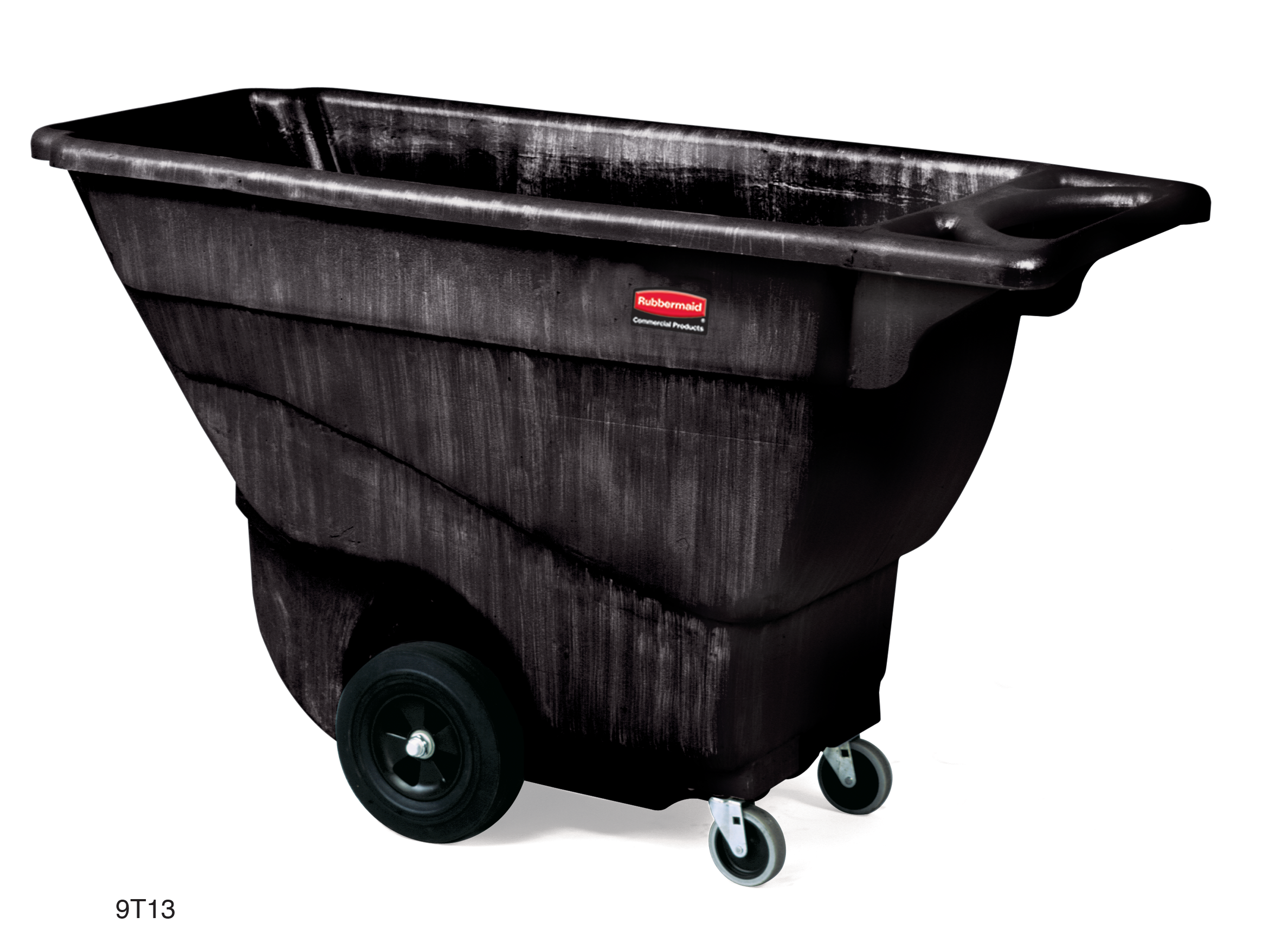 Die Tilt-Truck-Kippmulde von Rubbermaid Commercial aus robustem Strukturschaum ist für den gewerblichen Einsatz geeignet und transportiert Lasten von bis zu 204 kg.