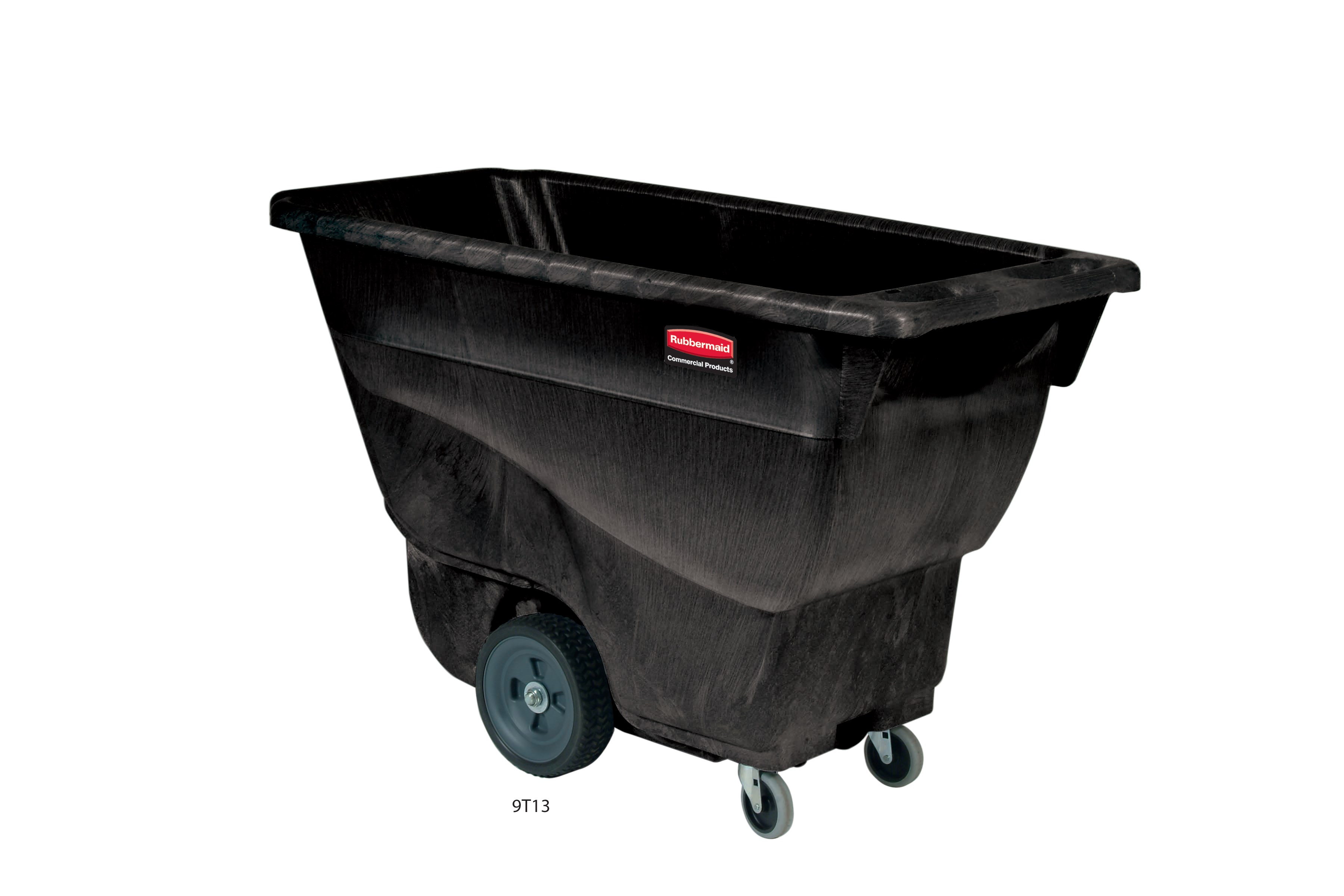 Xe tải ben nghiêng thương mại Rubbermaid, cấu trúc xốp, có kết cấu bền chắc công nghiệp để vận chuyển tải trọng nặng lên tới 450 lbs.
