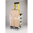 The Rubbermaid Commercial Ladder Cart provides greater mobility, enhanced access, safe ladder handling, and minimal storage requirements.