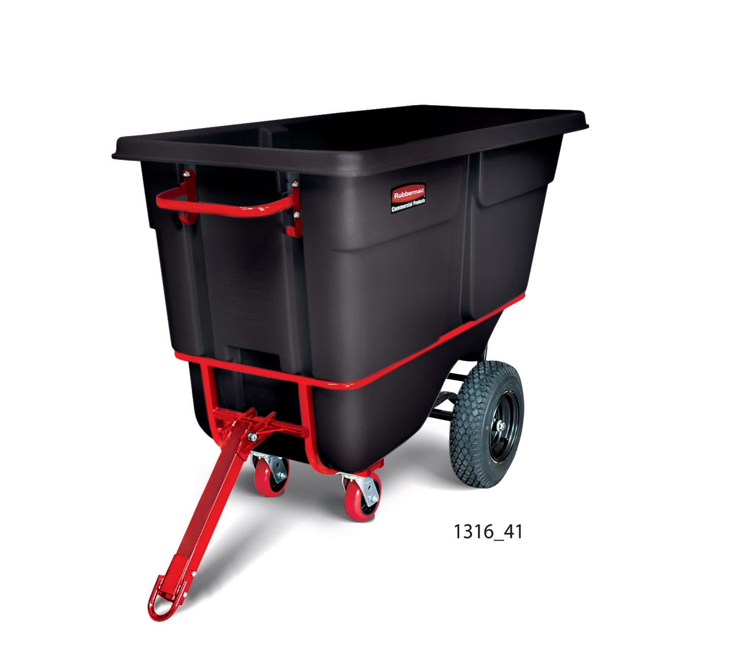Durable rotational molded Towable Trainable Tilt Trucks handle heavy loads up to 1,400 lbs. with ease