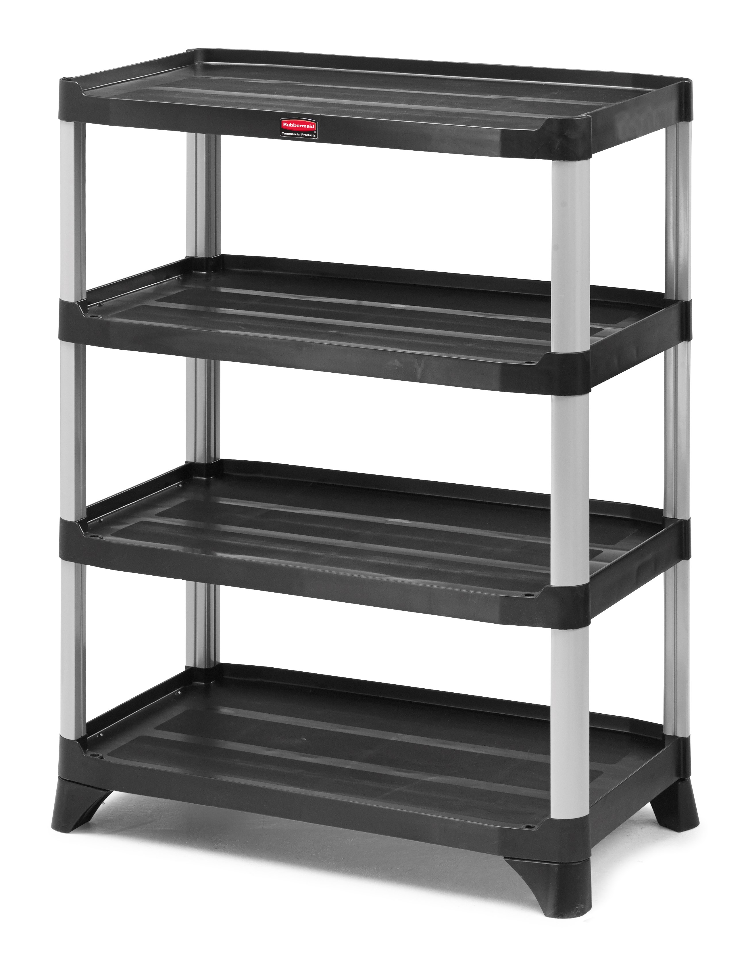 Store, organize and transport in style with durable and attractive shelving units.