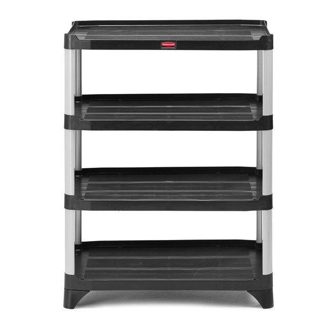 Store, organize and transport in style with durable and attractive shelving units.