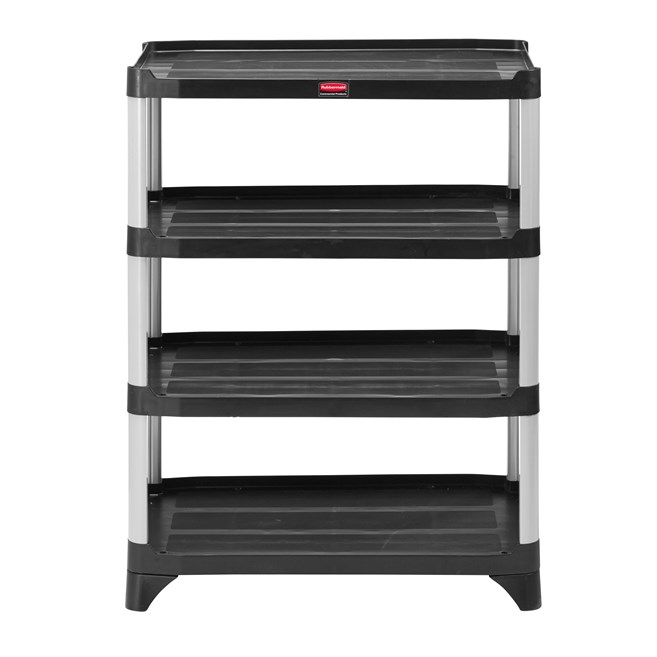 Store, organize and transport in style with durable and attractive shelving units.