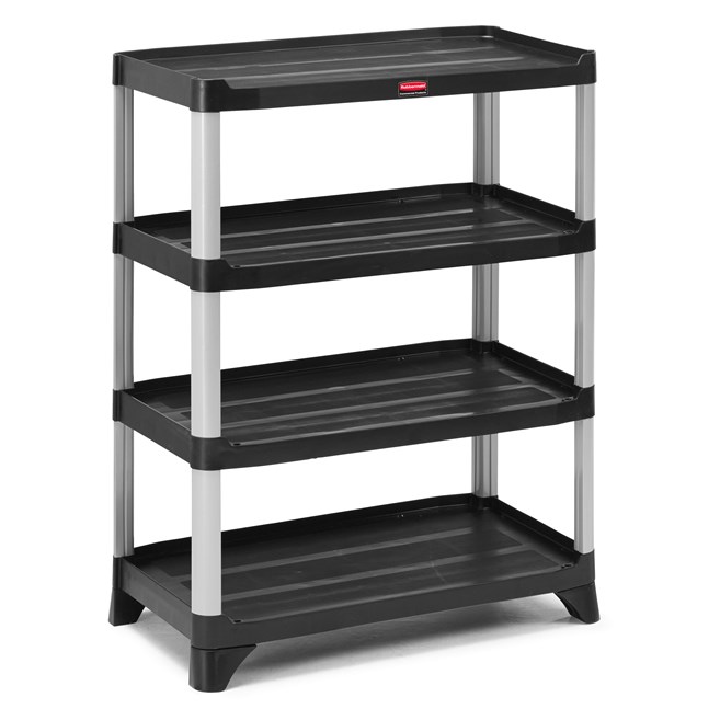 Store, organize and transport in style with durable and attractive shelving units.