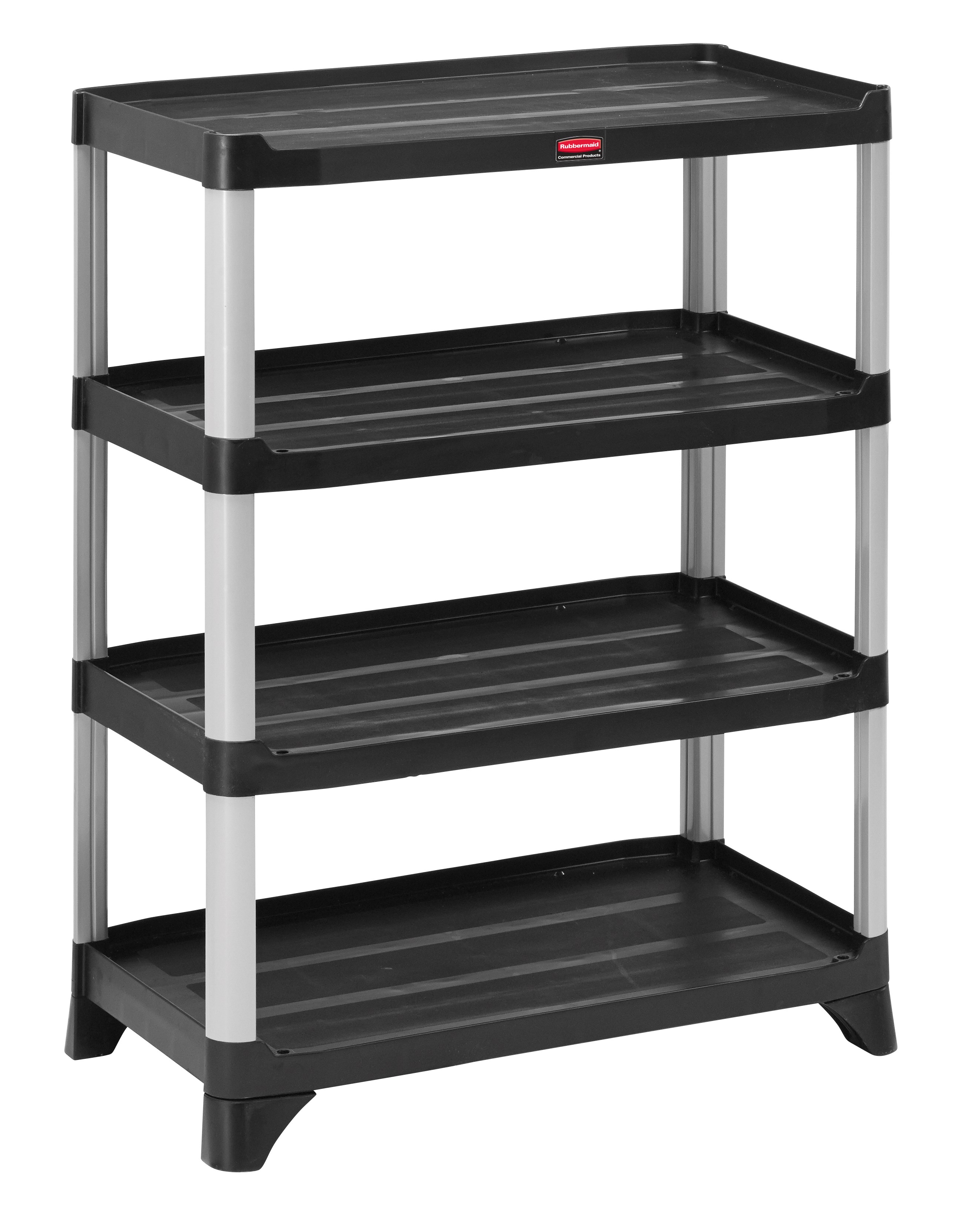 Store, organize and transport in style with durable and attractive shelving units.