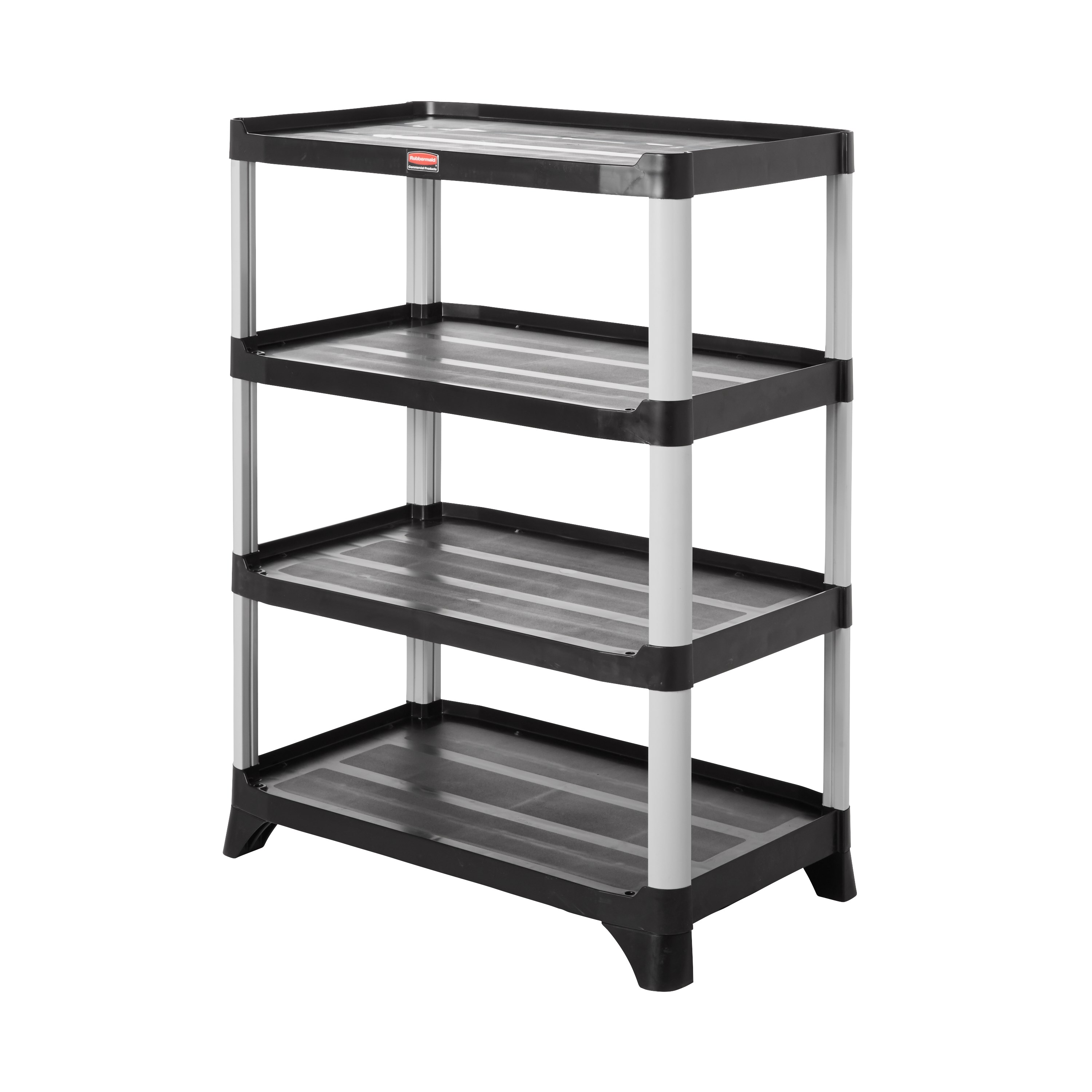 Store, organize and transport in style with durable and attractive shelving units.