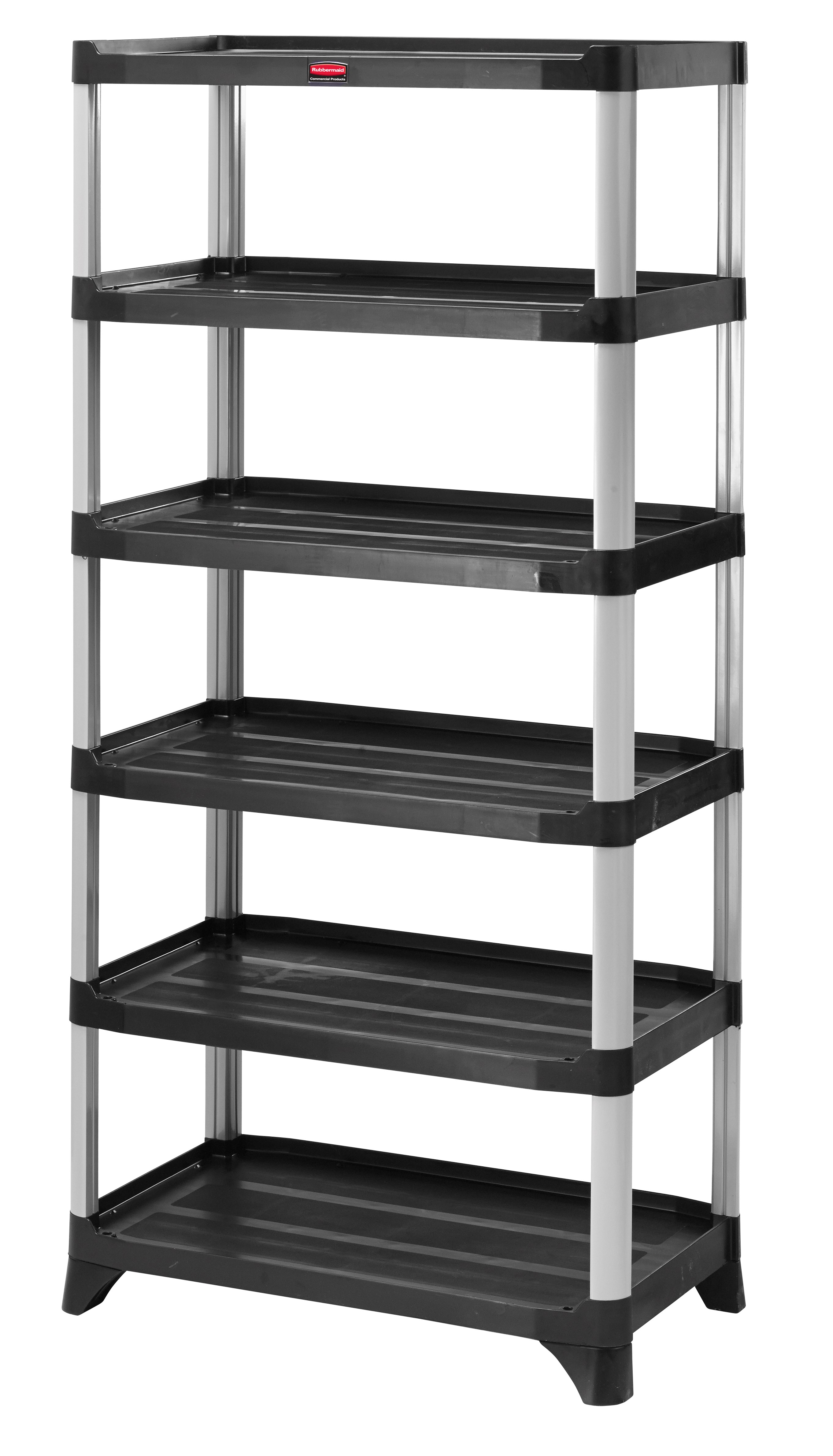 Store, organize and transport in style with durable and attractive shelving units.