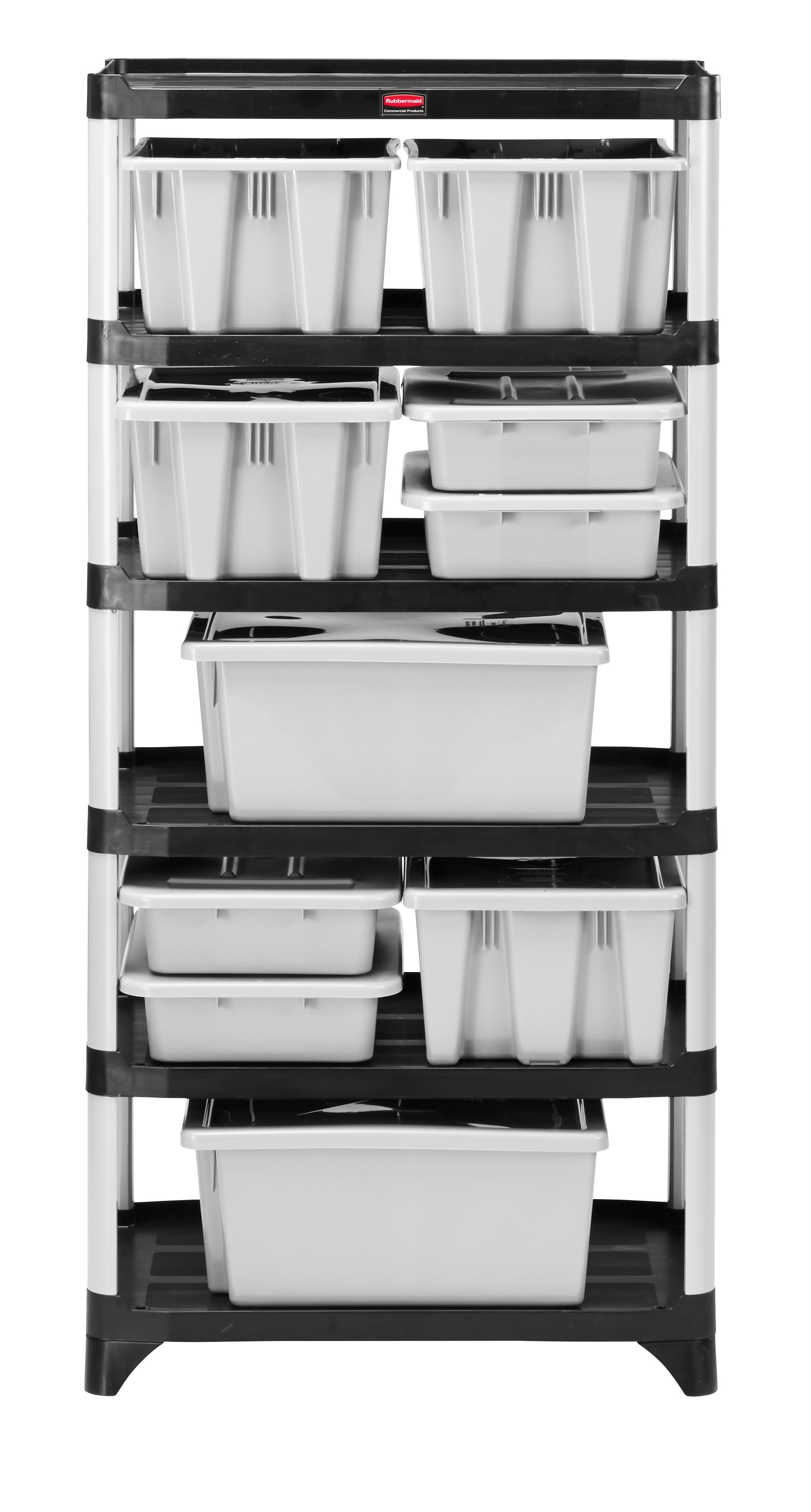 Store, organize and transport in style with durable and attractive shelving units.