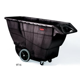 The Rubbermaid Commercial Tilt Truck, Structural Foam, offers industrial strength construction to transport heavy loads up to 2,100 lbs.
