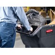 The Rubbermaid Commercial Tilt Truck, Structural Foam, offers industrial strength construction to transport heavy loads up to 2,100 lbs.