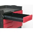 The TradeMaster Cart with 4 Drawers and Cabinet is a complete tool storage and mobile workbench system, with shelving and cabinet configurations to meet any storage needs.