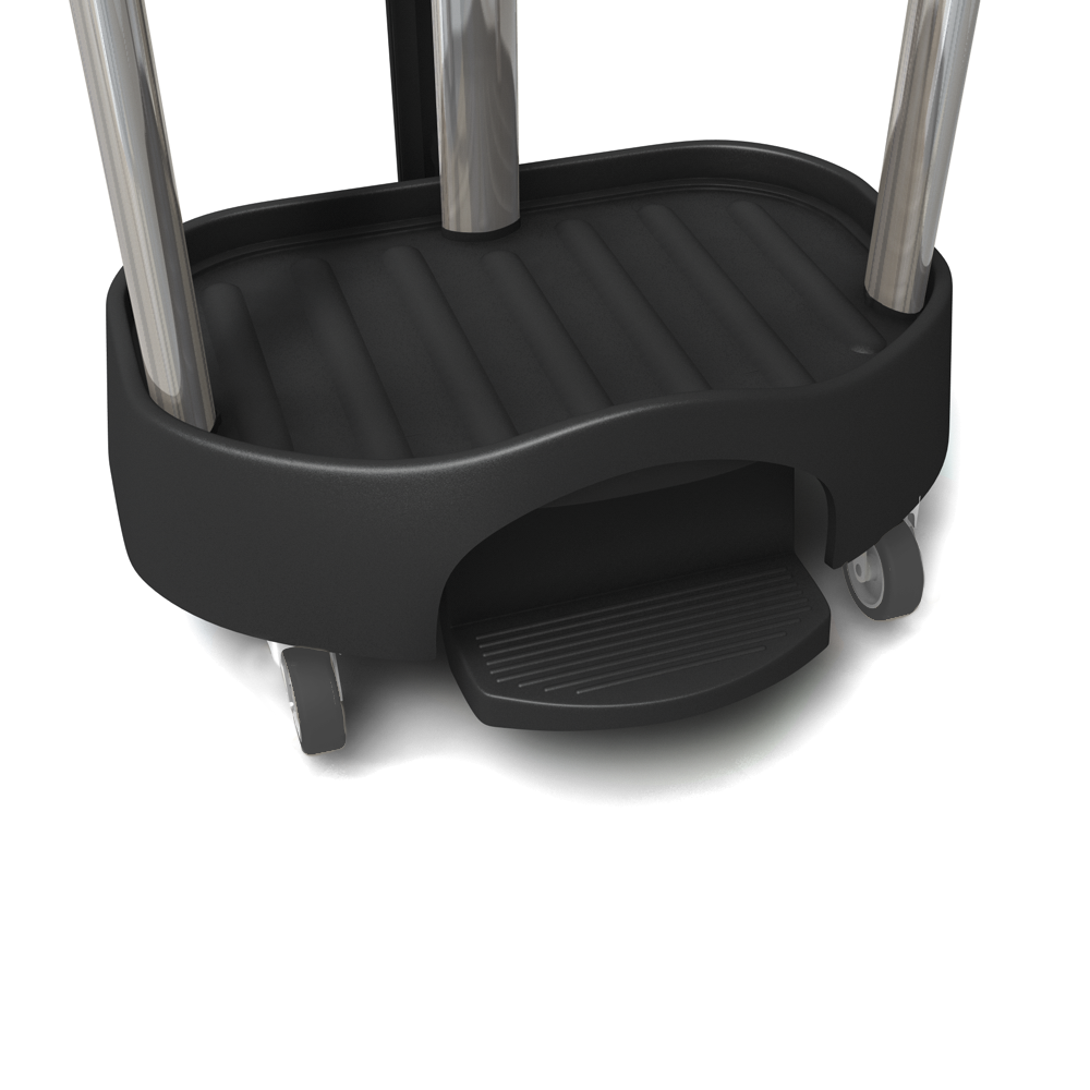 The Rubbermaid Commercial Premium Linen Hamper is a smart choice for large-capacity, hands-free waste collection.