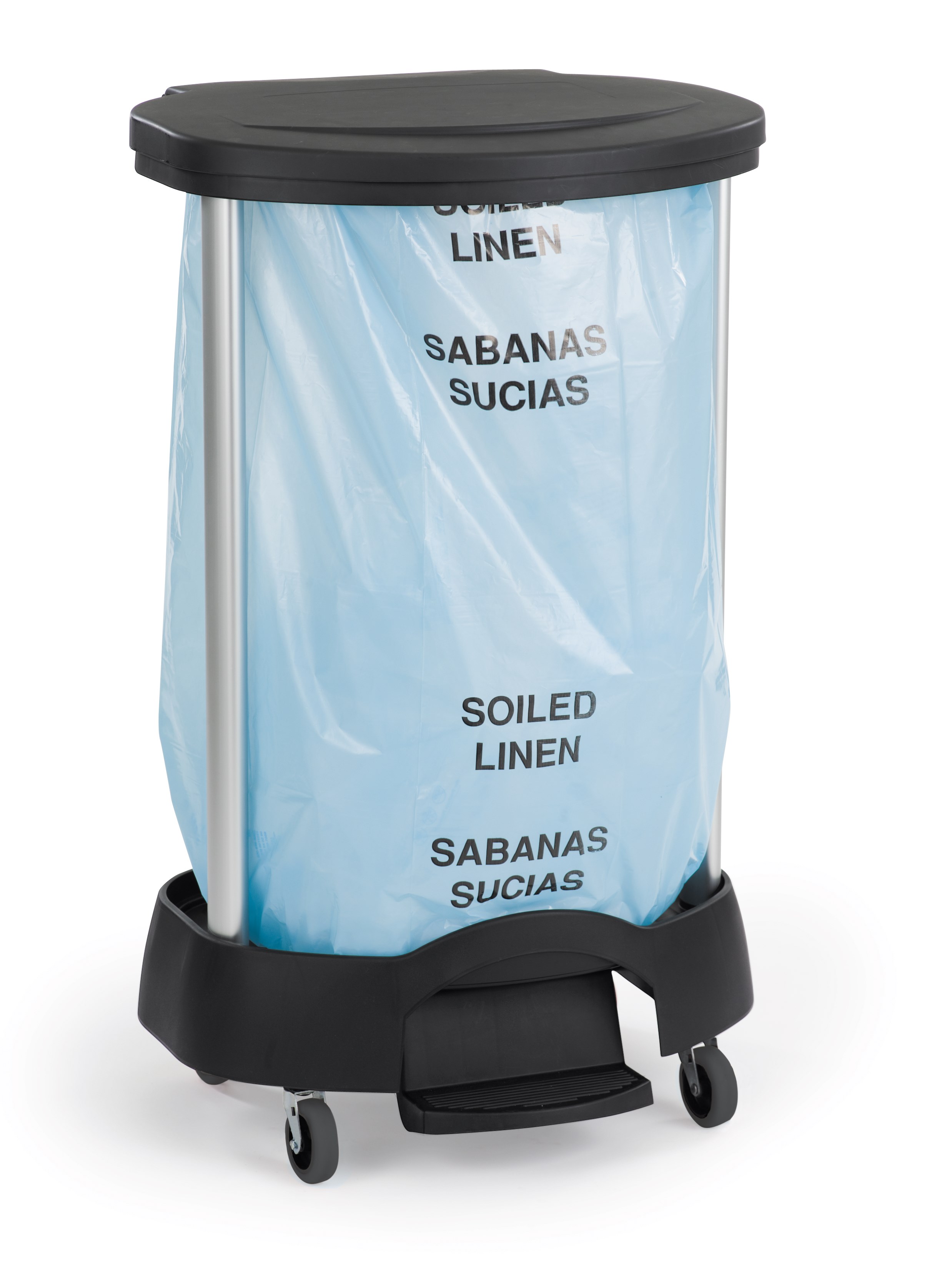 The Rubbermaid Commercial Premium Linen Hamper is a smart choice for large-capacity, hands-free waste collection.