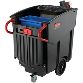 The Rubbermaid Commercial Mega BRUTE® Mobile Collector is a highly versatile way to handle large-scale waste collection and sorting.