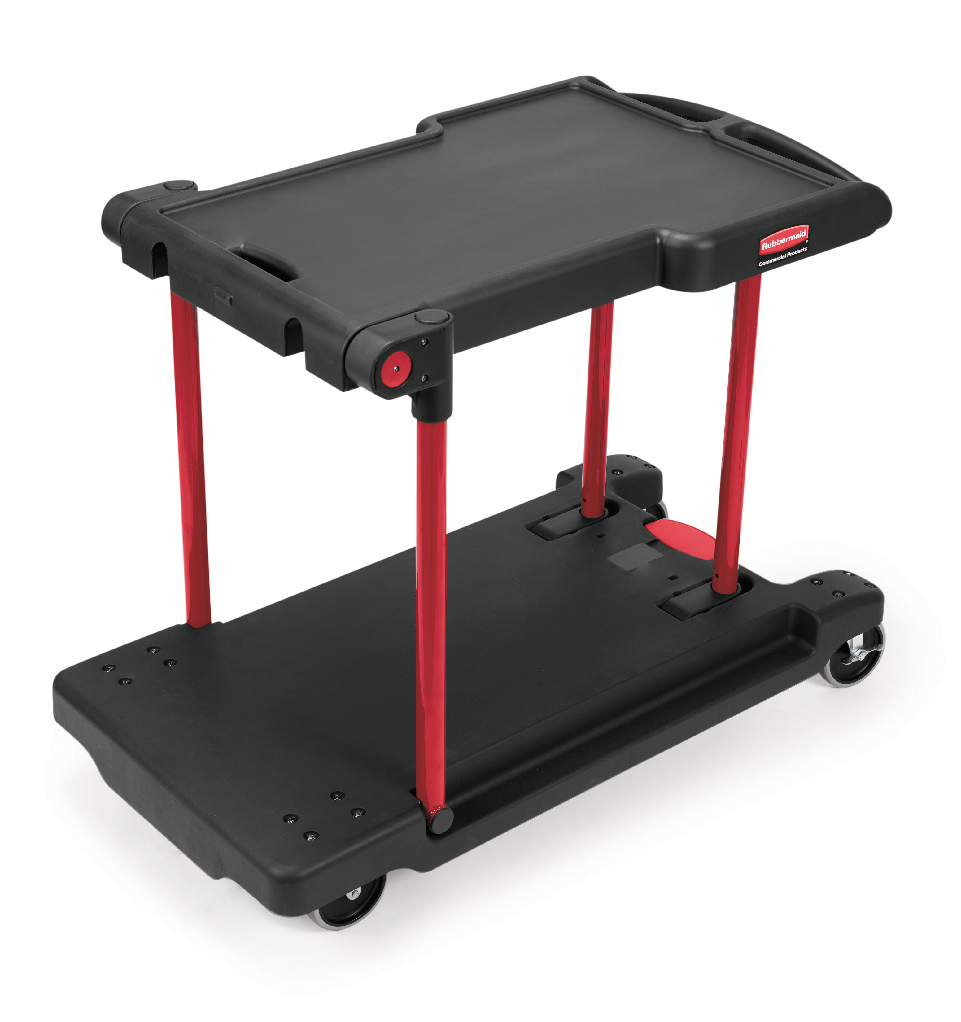 The Rubbermaid Commercial Utility Cart is a versatile, durable cart is able to perform a wide variety of tasks.