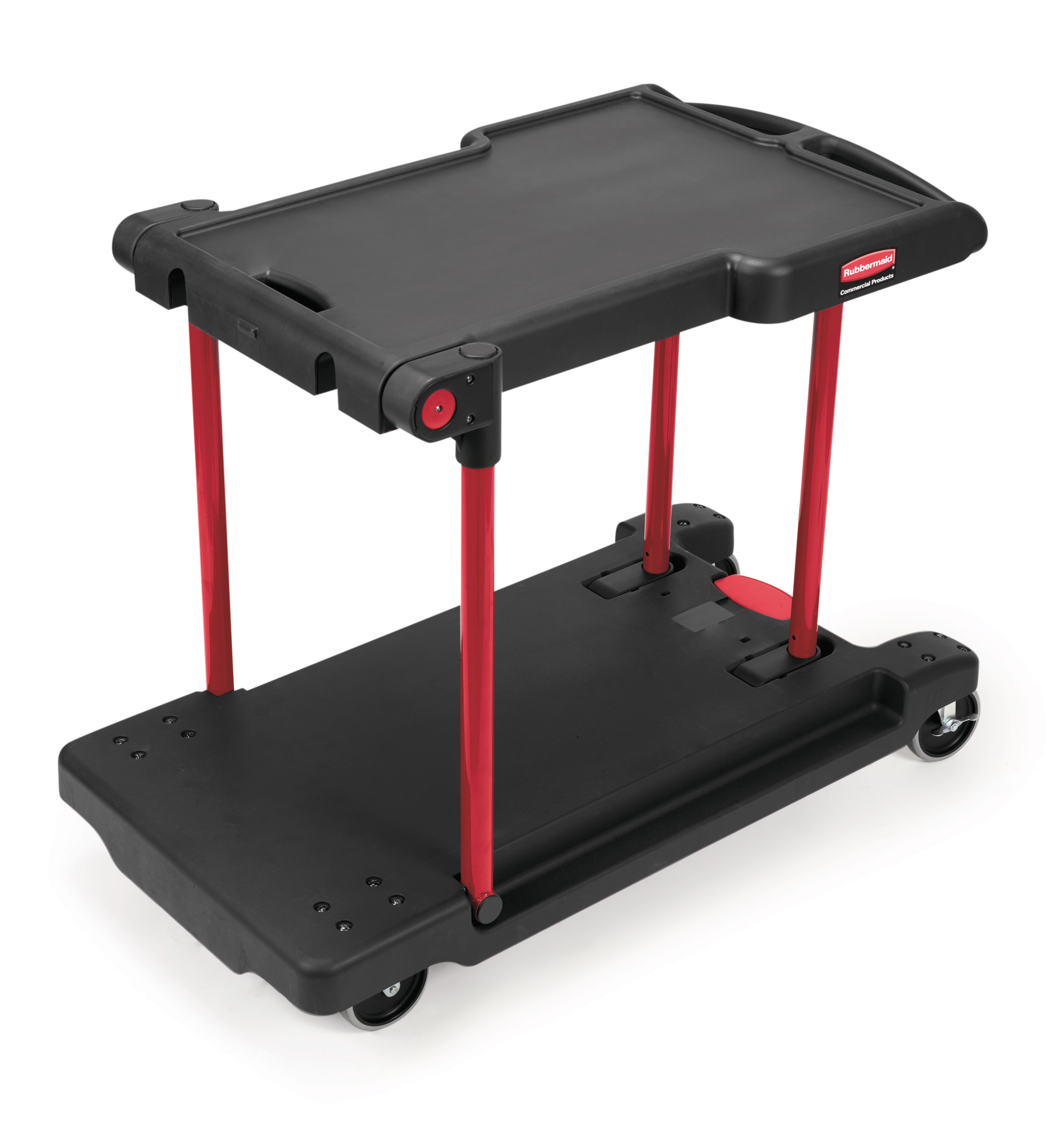 The Rubbermaid Commercial Utility Cart is a versatile, durable cart is able to perform a wide variety of tasks.