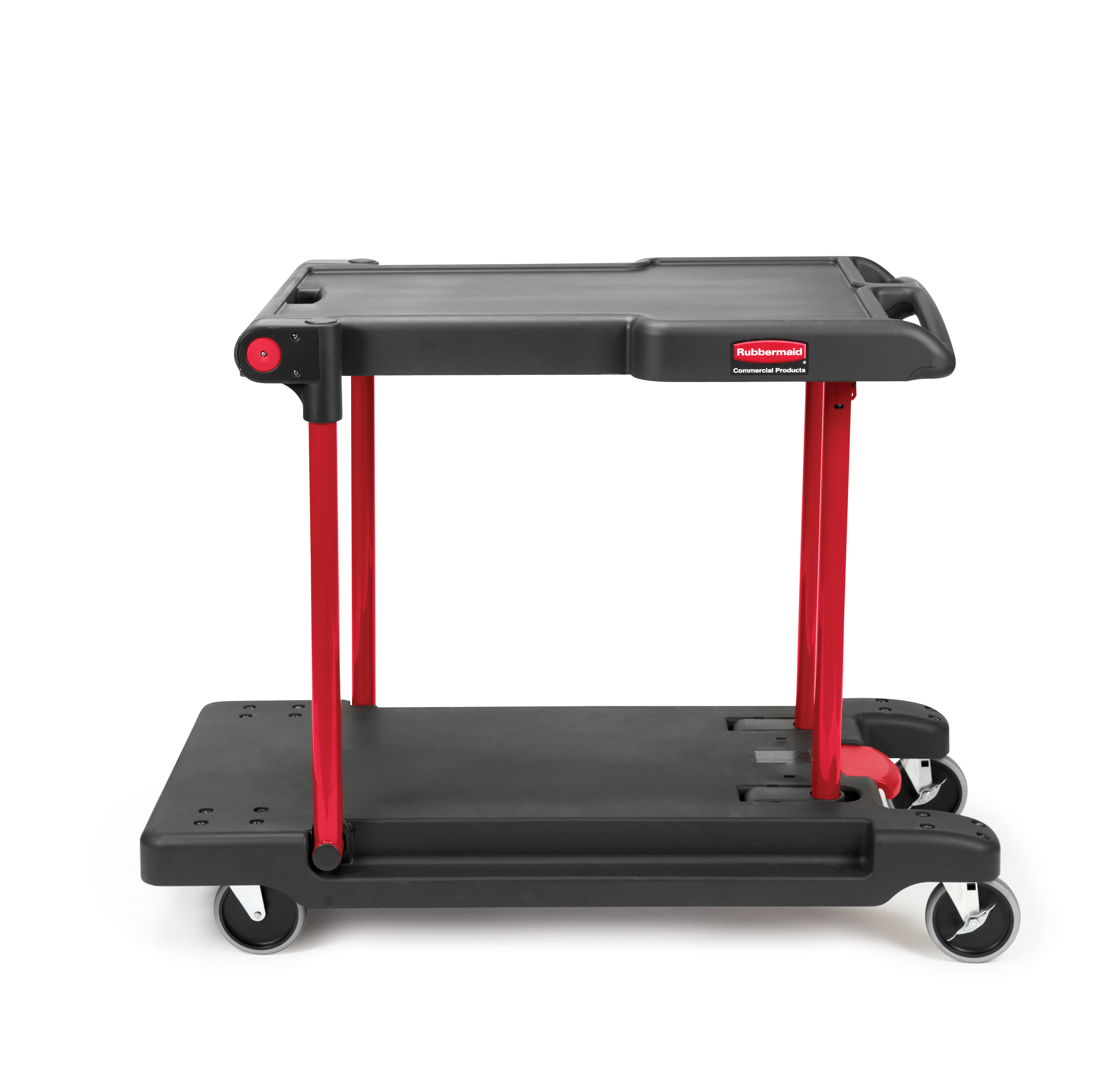 The Rubbermaid Commercial Utility Cart is a versatile, durable cart is able to perform a wide variety of tasks.