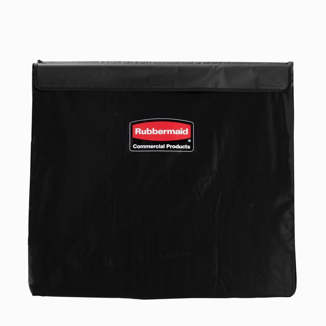 The Rubbermaid Commercial 1881783 8 Bushel Executive Series X-Cart bag, Black.