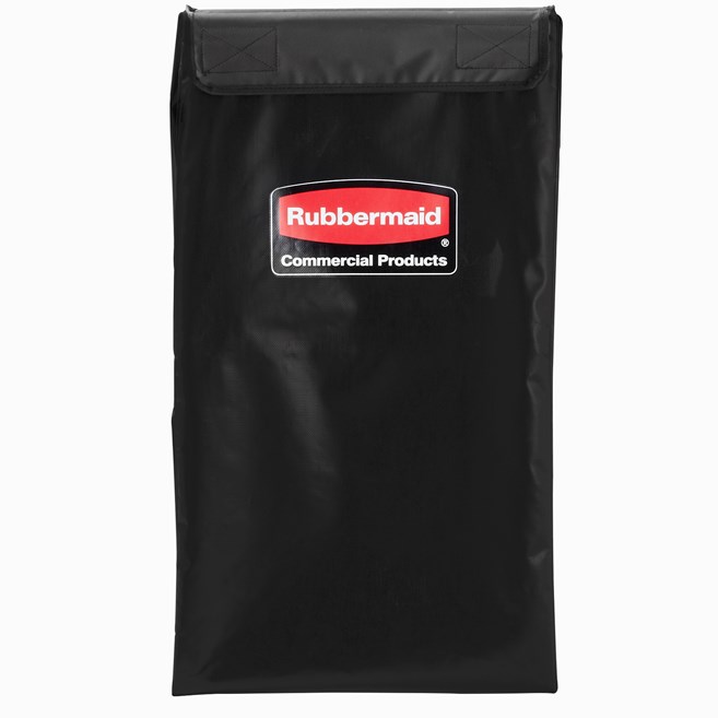 The Rubbermaid Commercial 1881782 4 Bushel Executive Series X-Cart bag, Black.