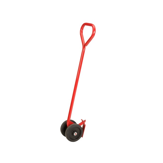 The Rubbermaid Commercial Semi-live Skid Red Jack Handle provides tight turning radius for easy maneuverability of materials and supplies in confined spaces. Attaches to Rubbermaid Commercial Semi-live Skids Sold Serpertely (FG449400BLA and FG449500BLA)