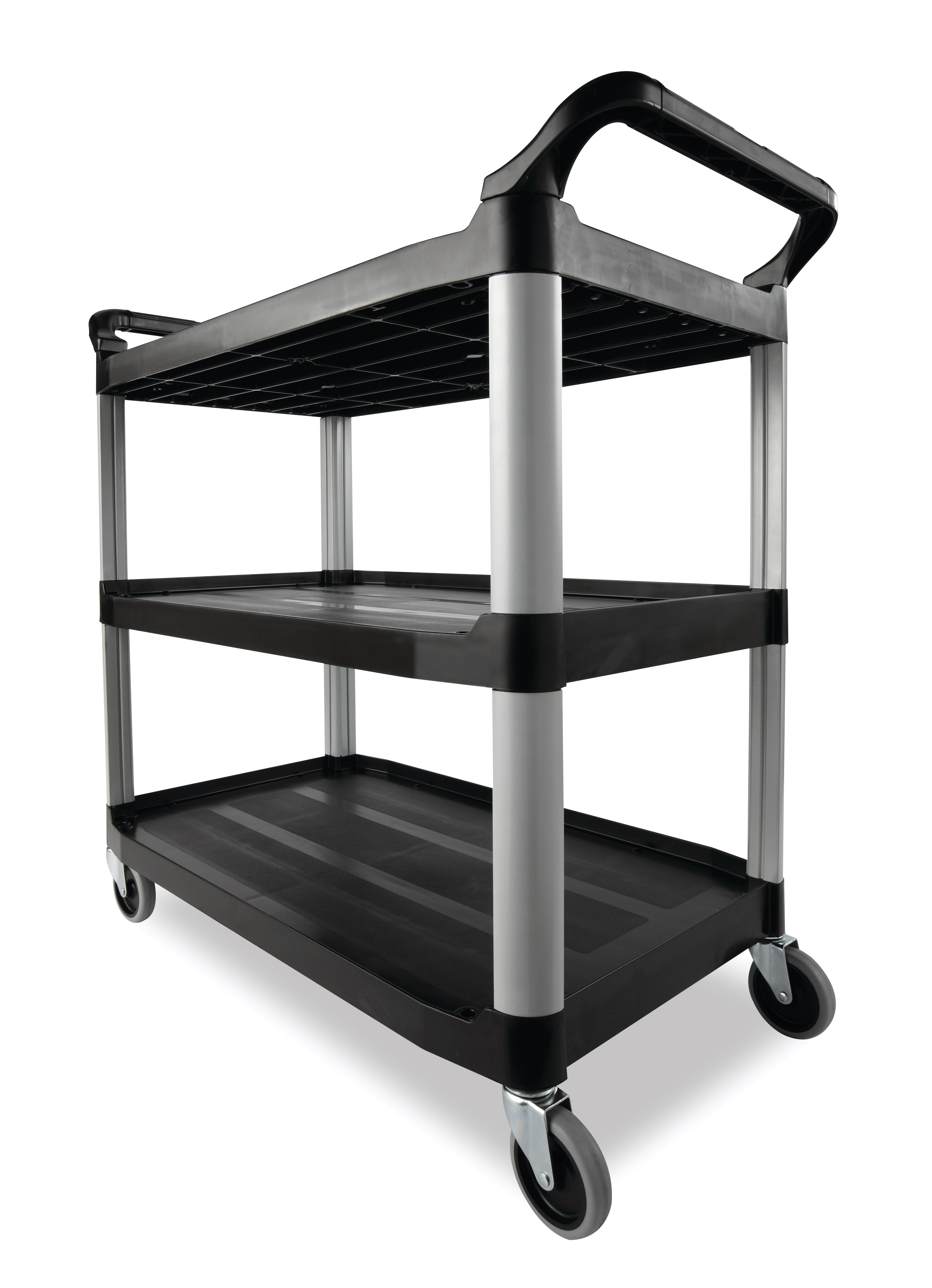 Xtra™ Utility Cart with Open Sides is a durable storage and transportation cart for front and back-of-house applications.