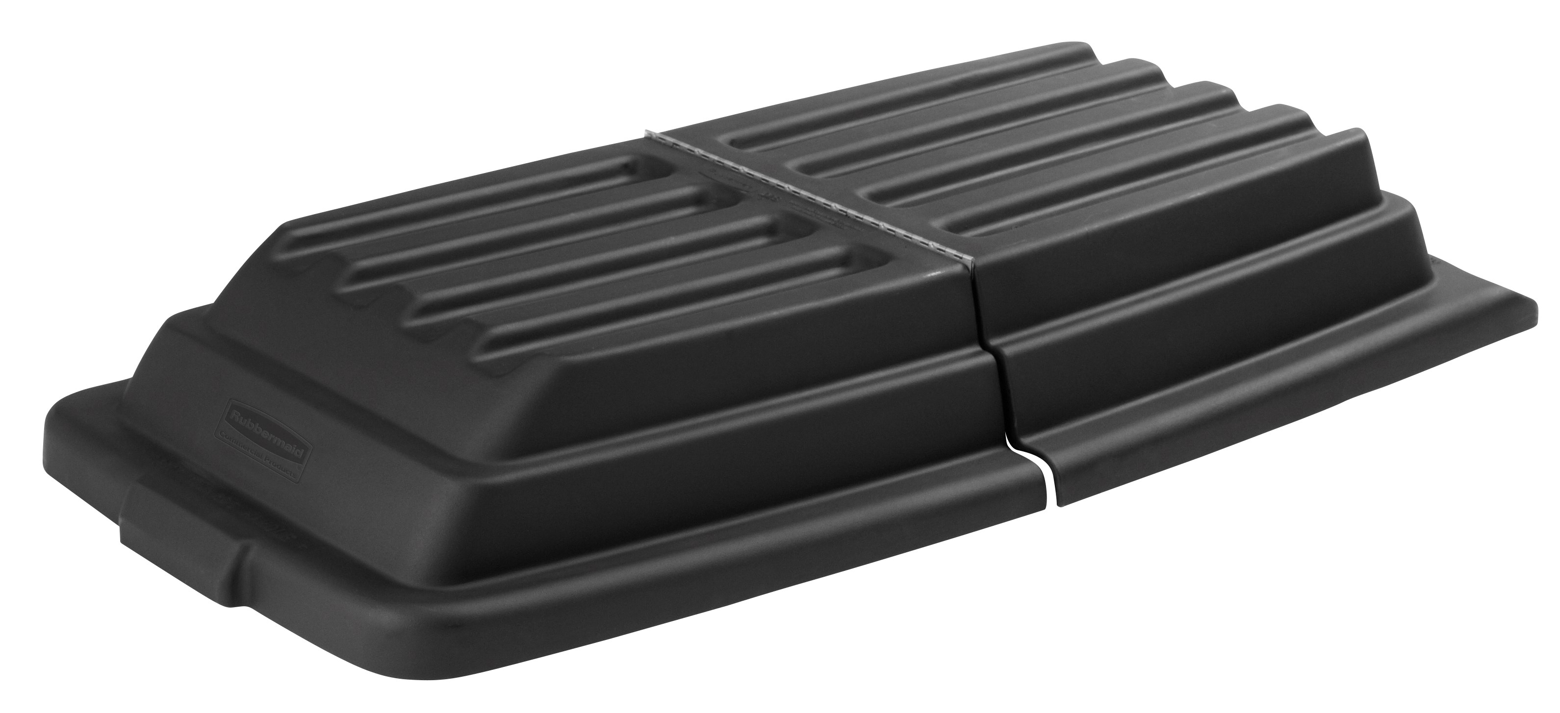 Domed, hinged lids provide convenient access to contents without reducing overall capacity