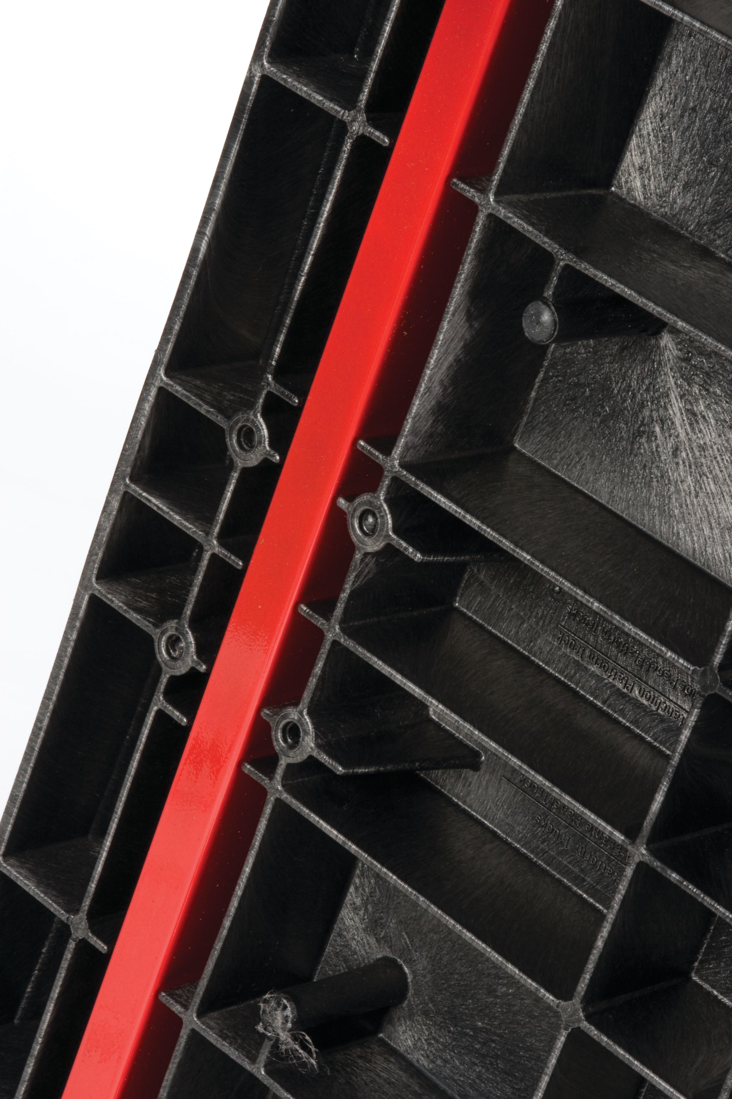 The Rubbermaid Commercial A-Frame Panel Truck 24"X48" with 8"POLYOLEFIN casters, 2000 lb. capacity